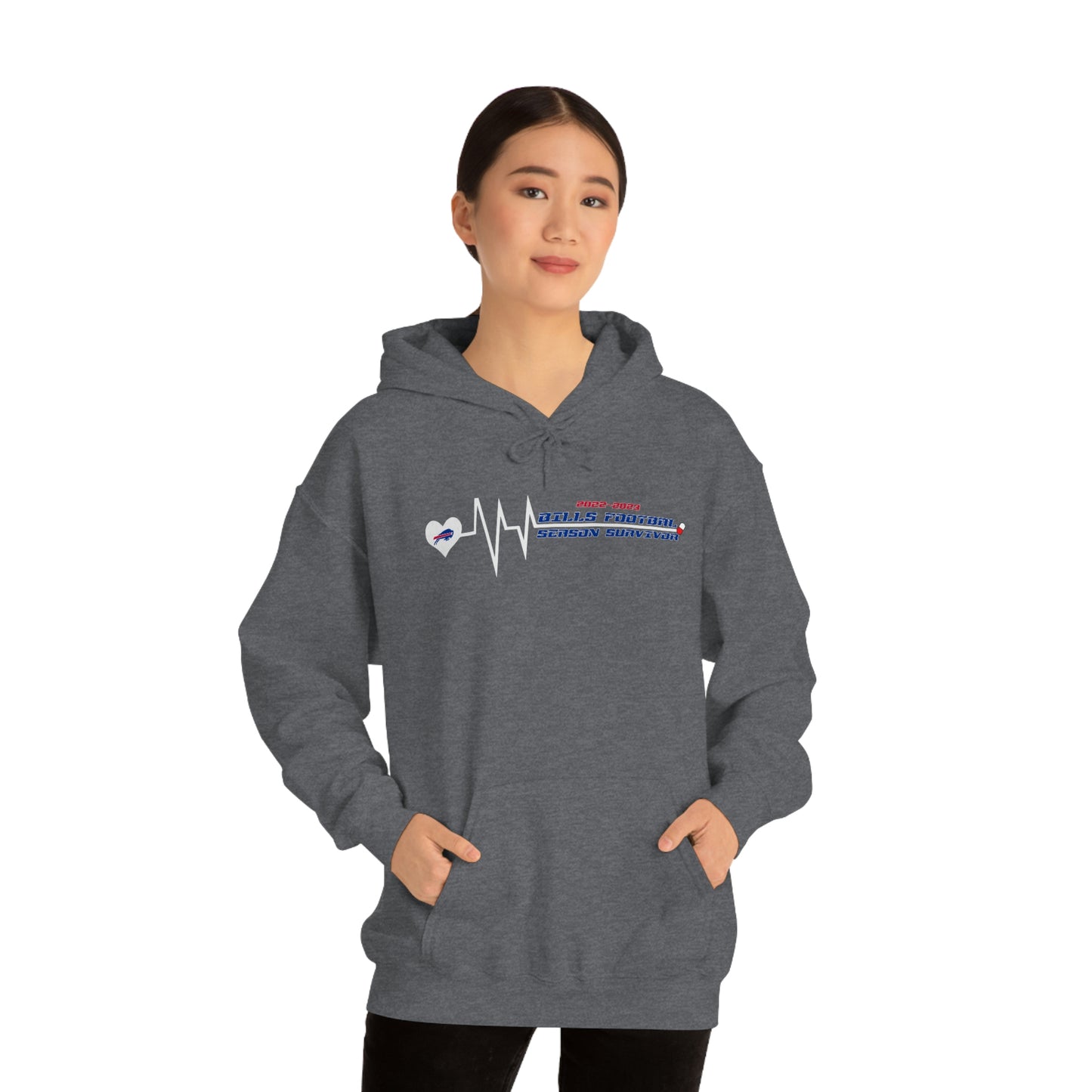 2022-2023 Buffalo Bills Football Season Survivor Bills Mafia Football Hooded Sweatshirt