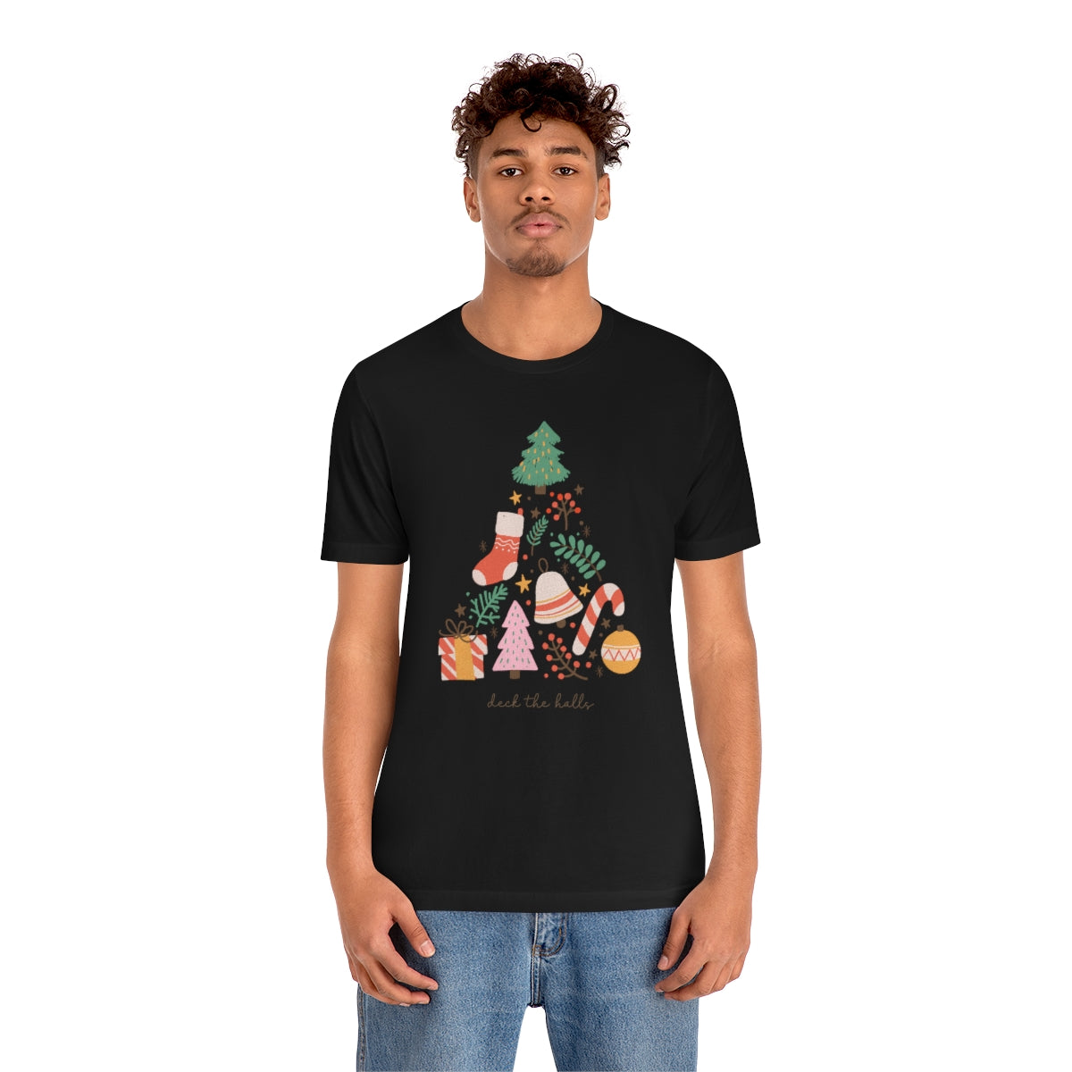 Deck the Halls Beautiful Christmas Tree Tshirt