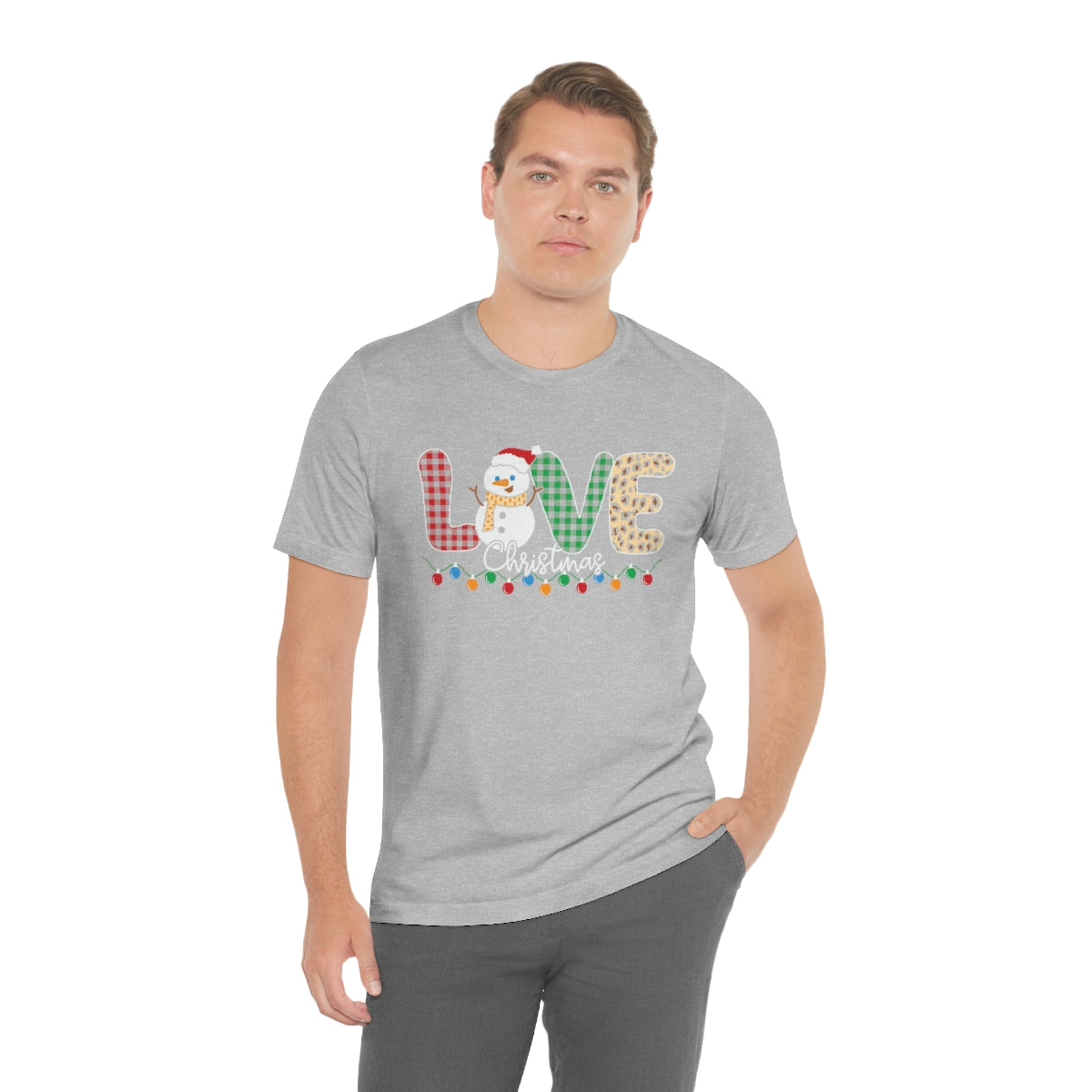 Cute Love Christmas Snowman Tshirt