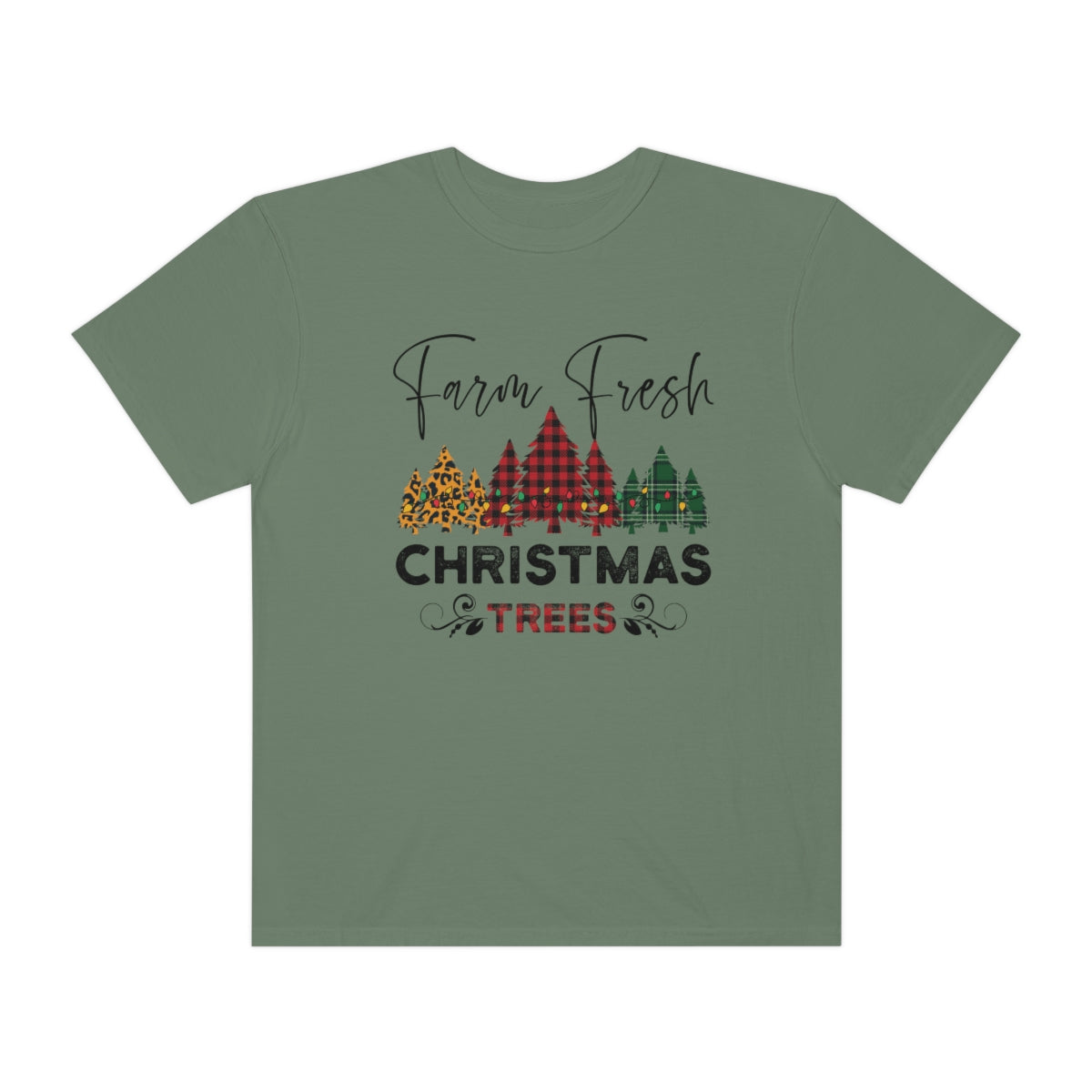 Farm Fresh Plaid Christmas Trees TeeShirt