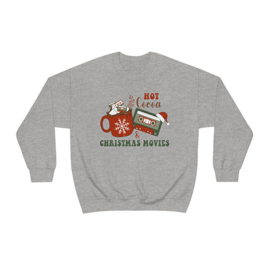 Hot Cocoa & Christmas Movies Sweatshirt