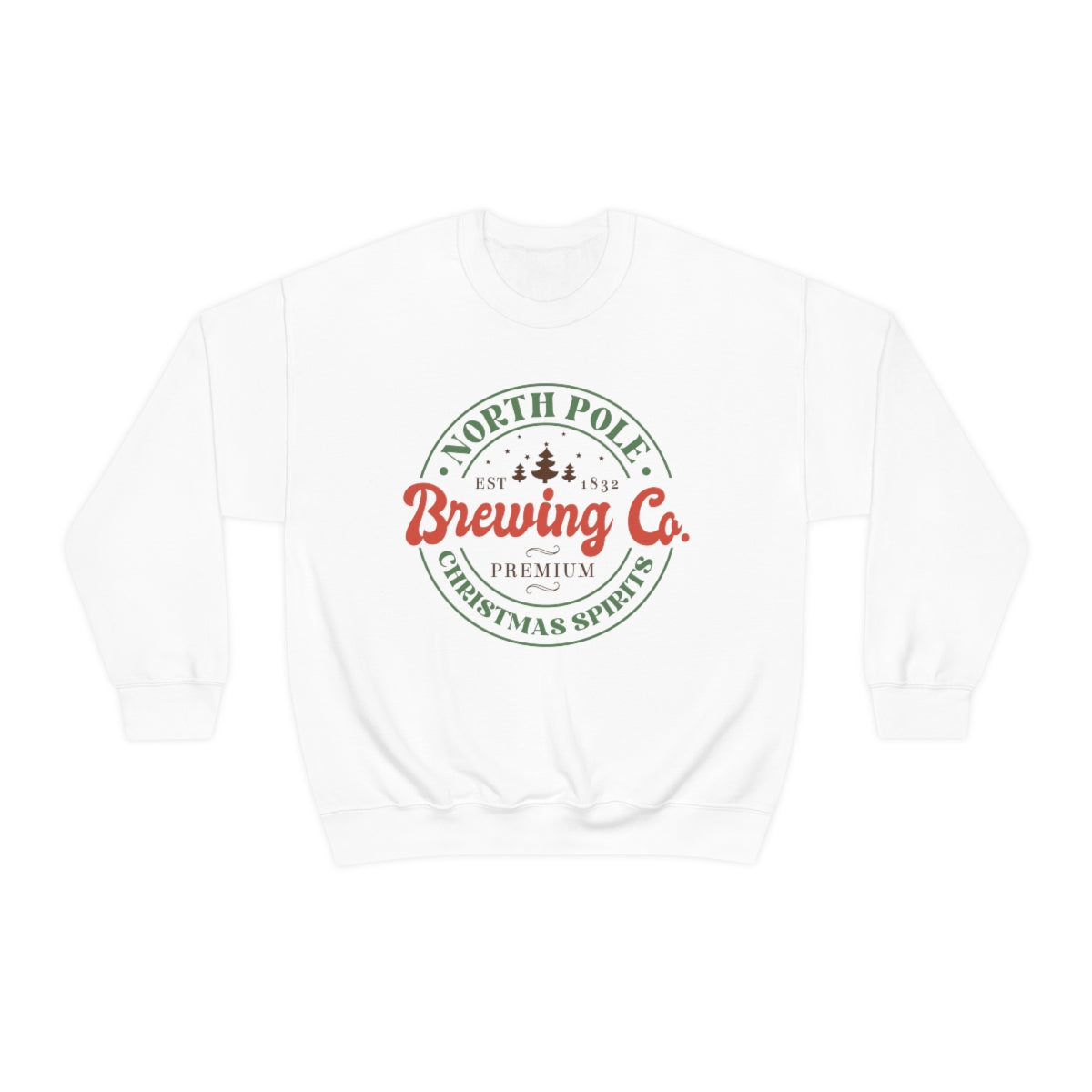 North Pole Brewing Company Christmas Spirits Retro Sweatshirt