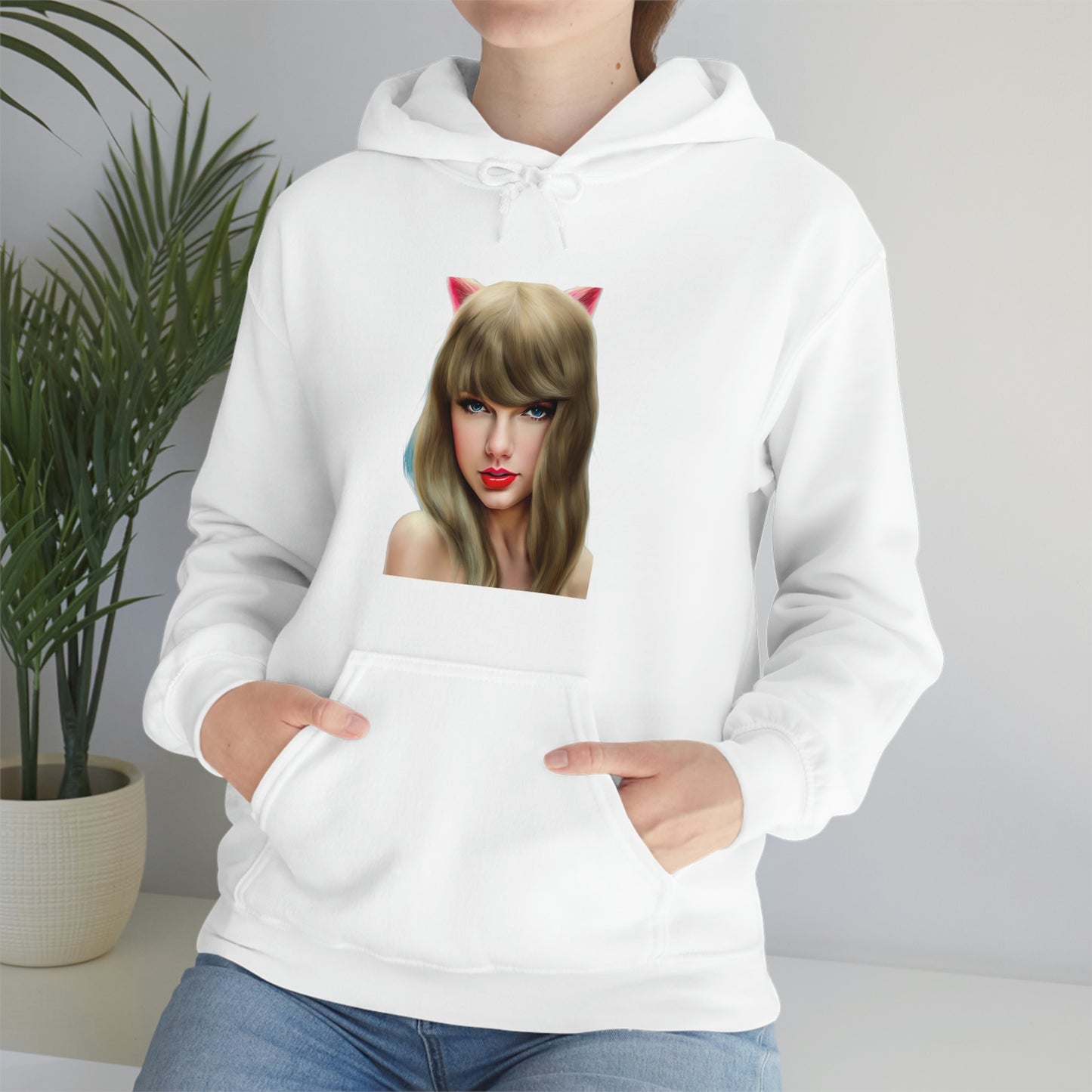 Taylor Swift Cat Ears T Swift Taylor Swift Merch Fan Swifty Gift Hooded Sweatshirt