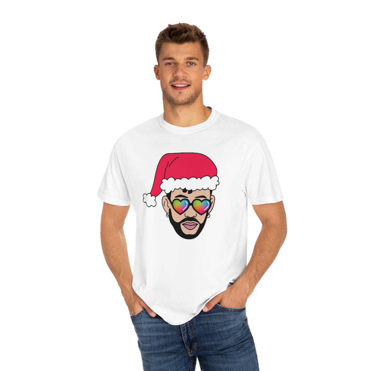 Bad Bunny Santa Christmas TeeShirt