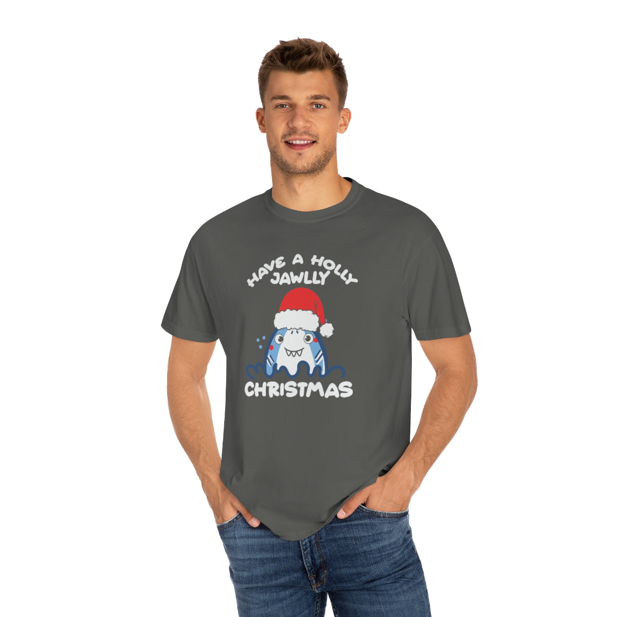 Have a Holly Jawly Christmas Shark Tshirt