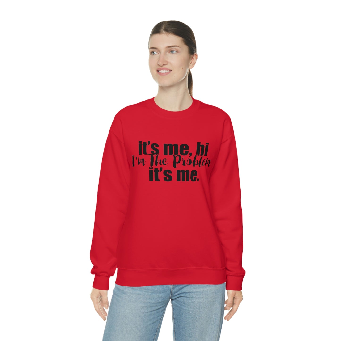 Its Me, Hi, I'm the Problem it's Me, T Swift Taylor Swift Merch Fan Gift Crewneck Sweatshirt