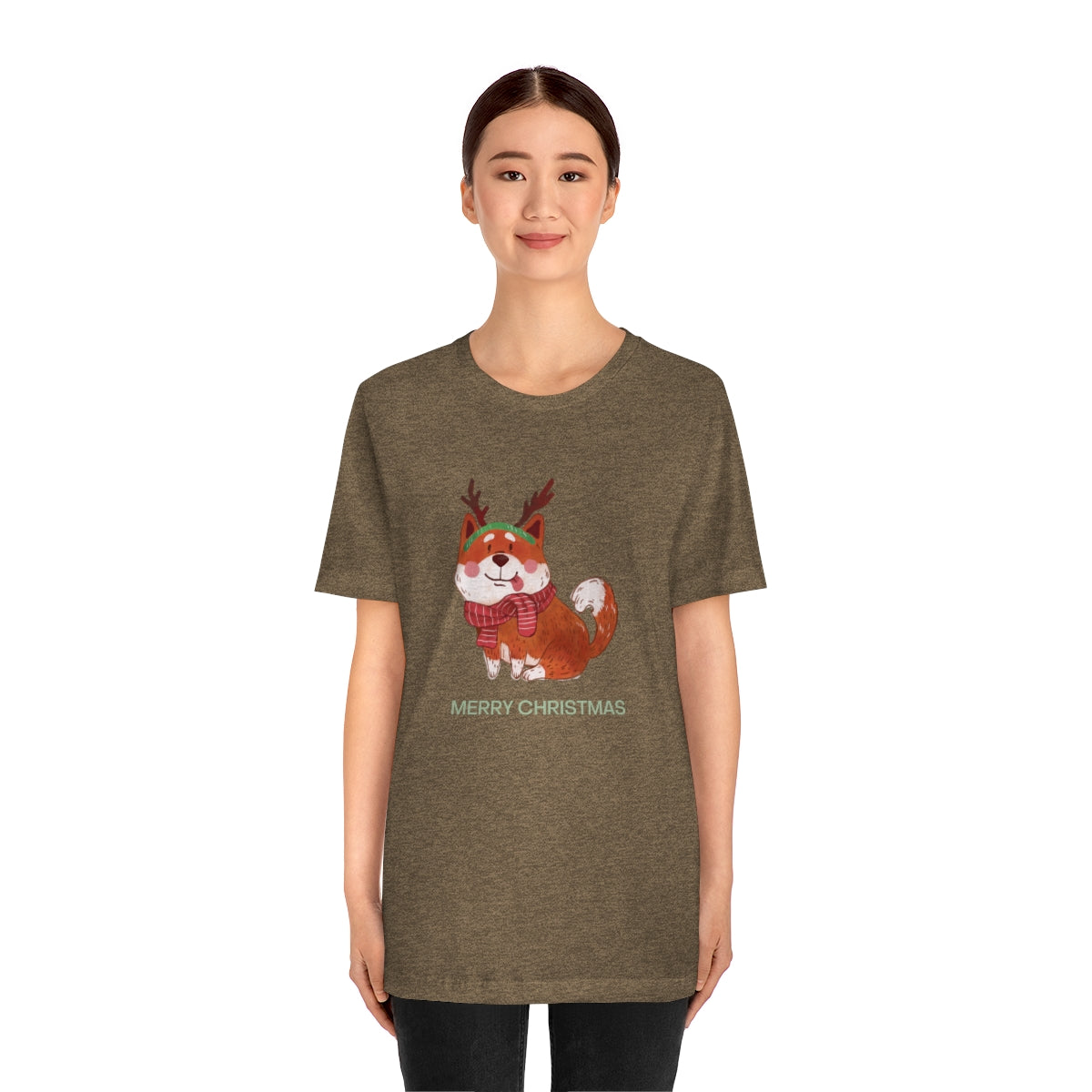 Christmas Corgi Design Tshirt