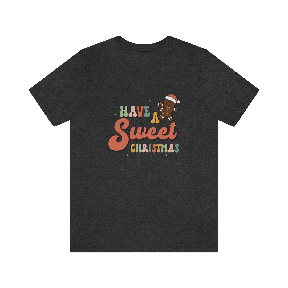 Have a Sweet Christmas Gingerbread Retro Tshirt