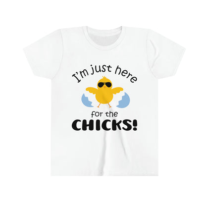 Just Here for the Chicks Cute Boys Easter shirt