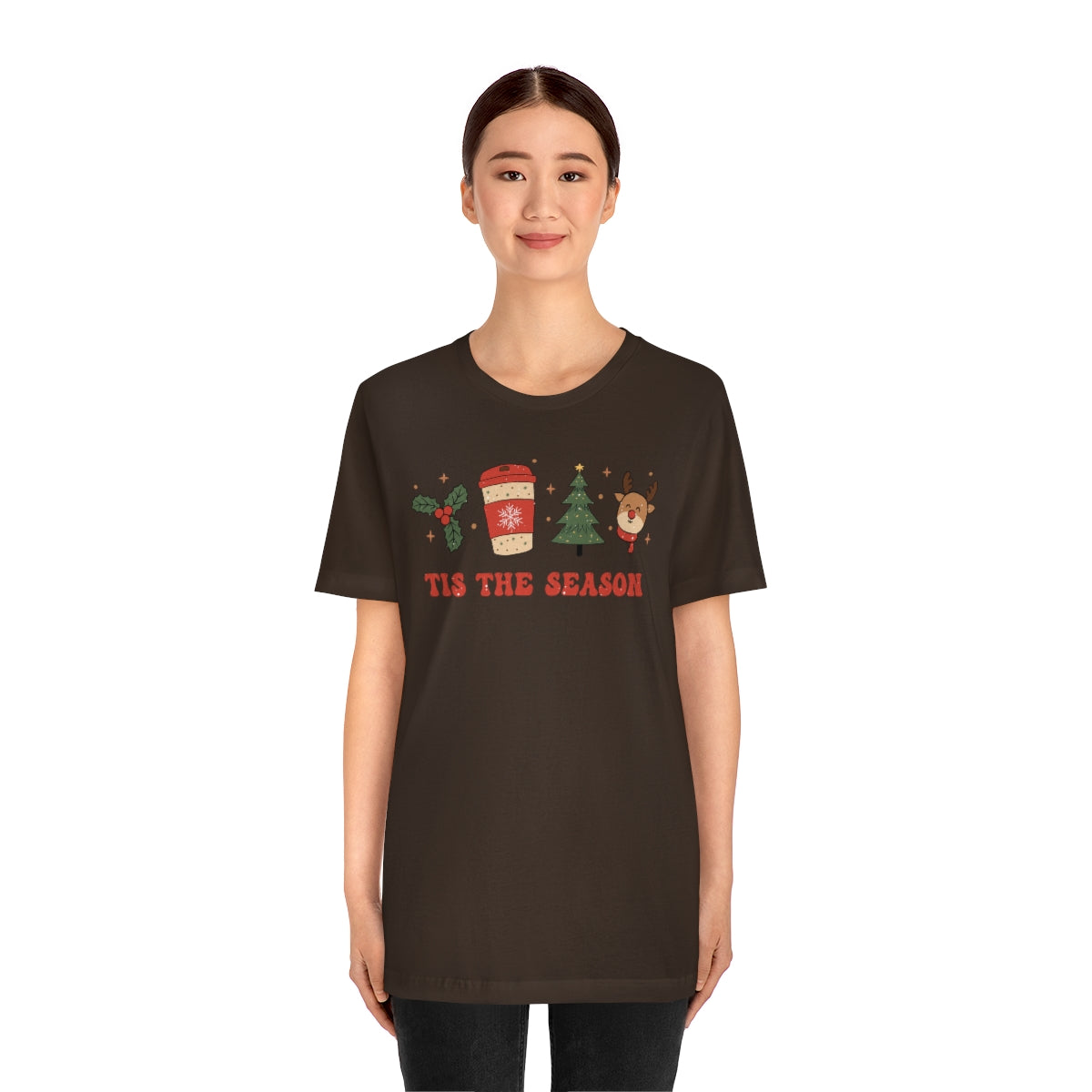 Tis the Season Coffee Themed Christmas Tshirt