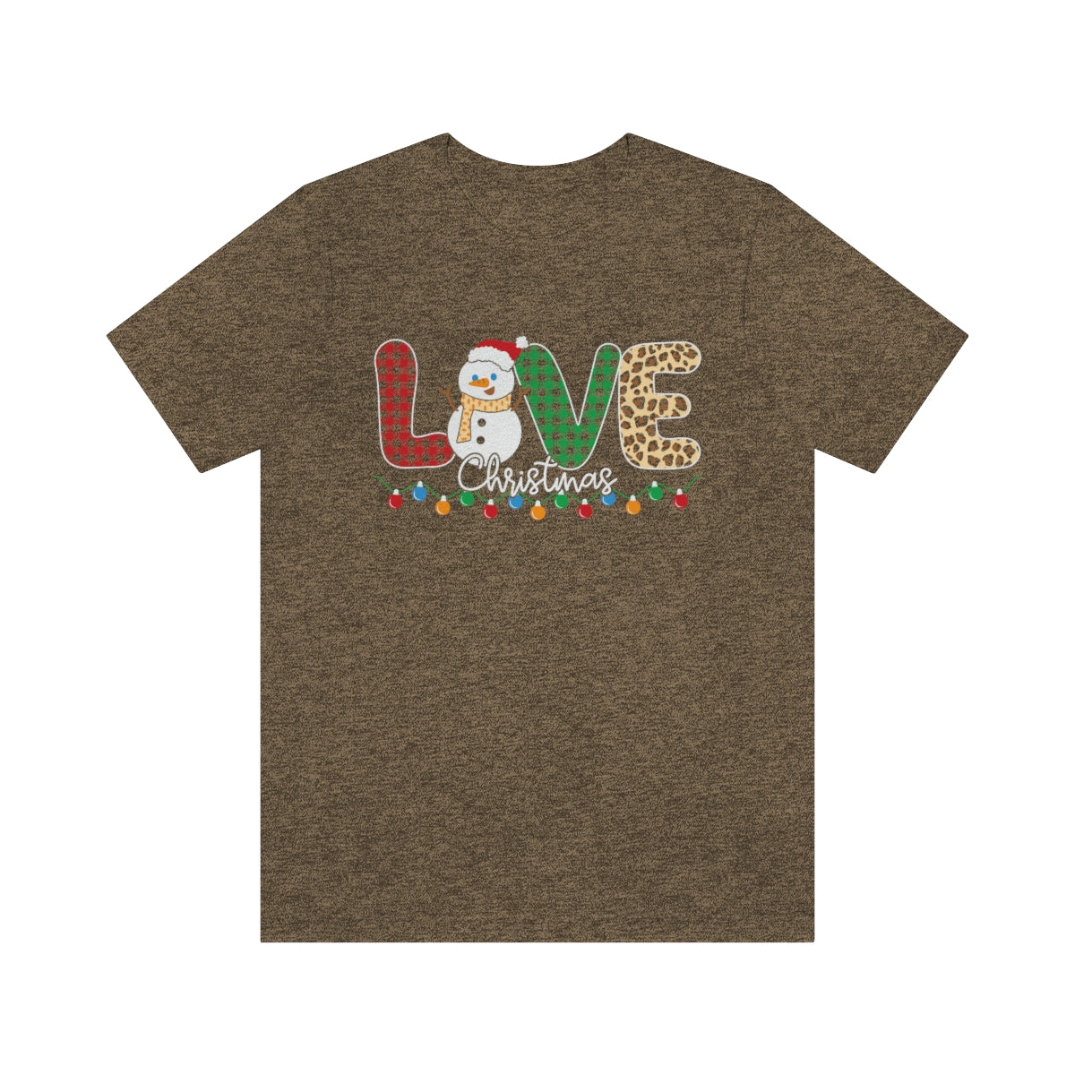 Cute Love Christmas Snowman Tshirt