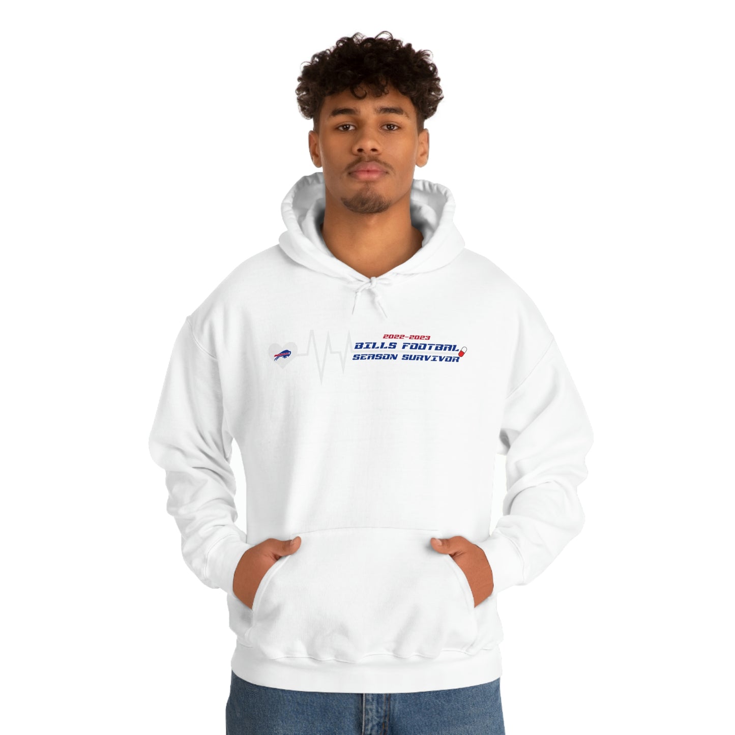 2022-2023 Buffalo Bills Football Season Survivor Bills Mafia Football Hooded Sweatshirt