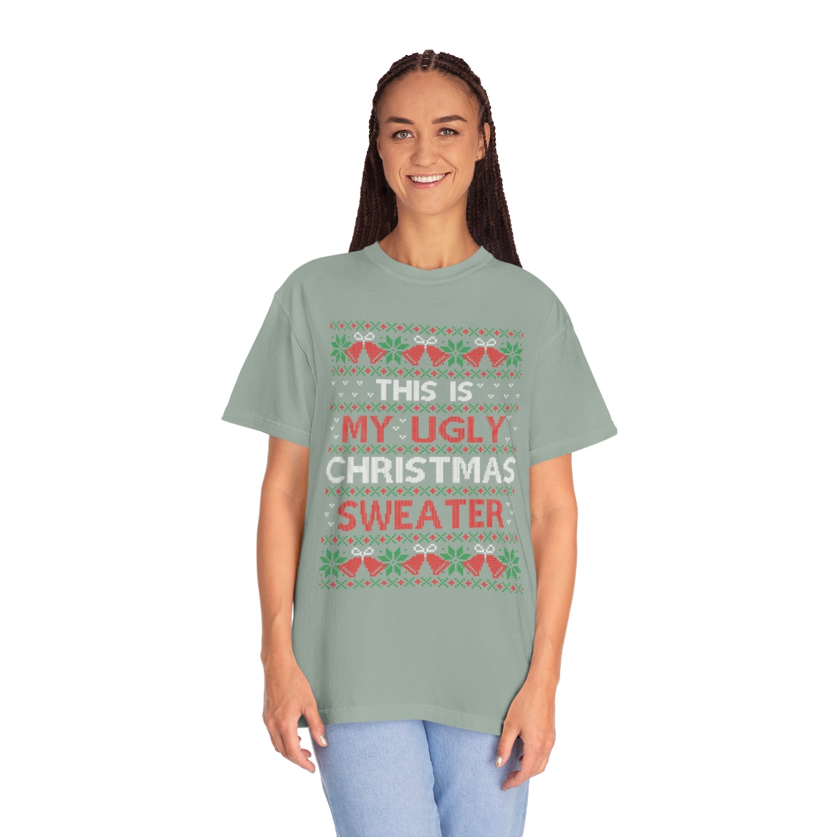 Ugly Christmas Sweater Retro Style Christmas Tshirt