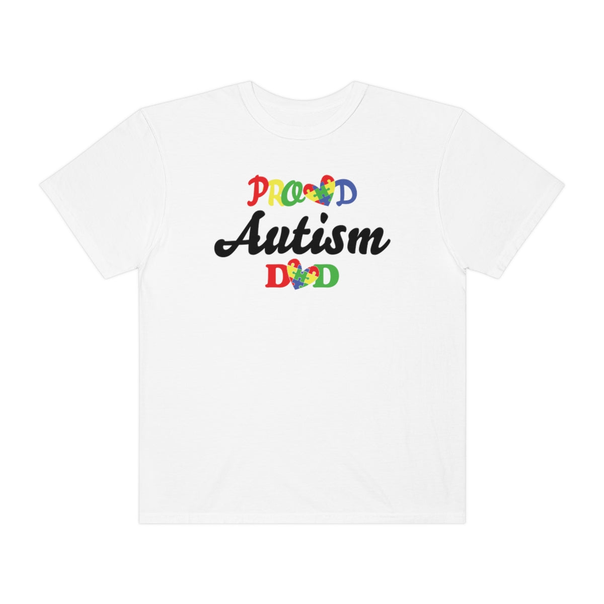 Proud Autism Dad Autism Awareness Tshirt