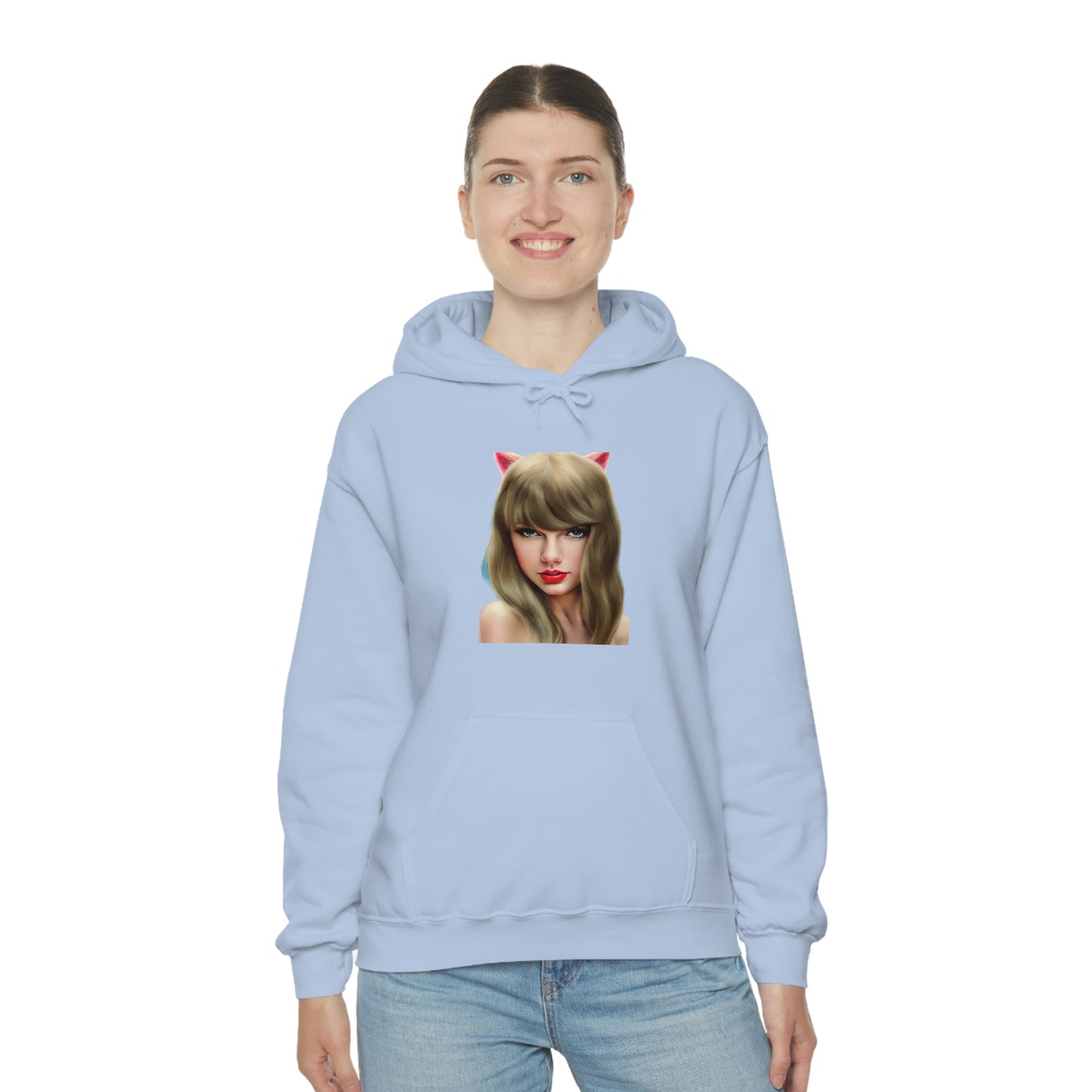 Taylor Swift Cat Ears T Swift Taylor Swift Merch Fan Swifty Gift Hooded Sweatshirt