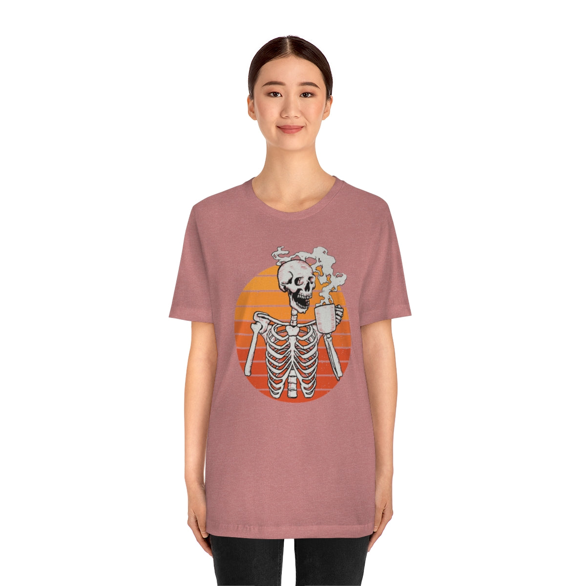 Dead Inside but Caffeinated Skeleton Halloween TShirt