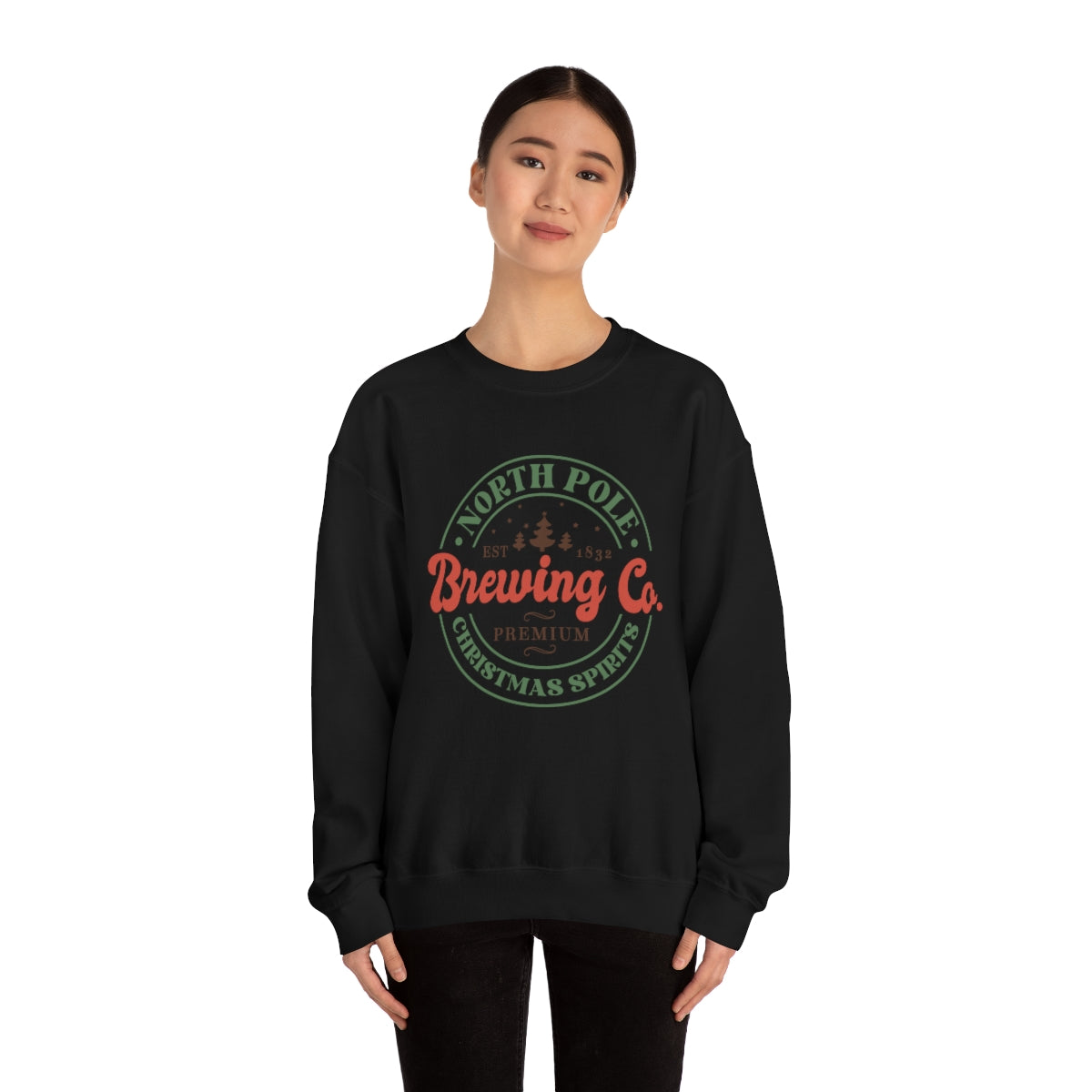 North Pole Brewing Company Christmas Spirits Retro Sweatshirt