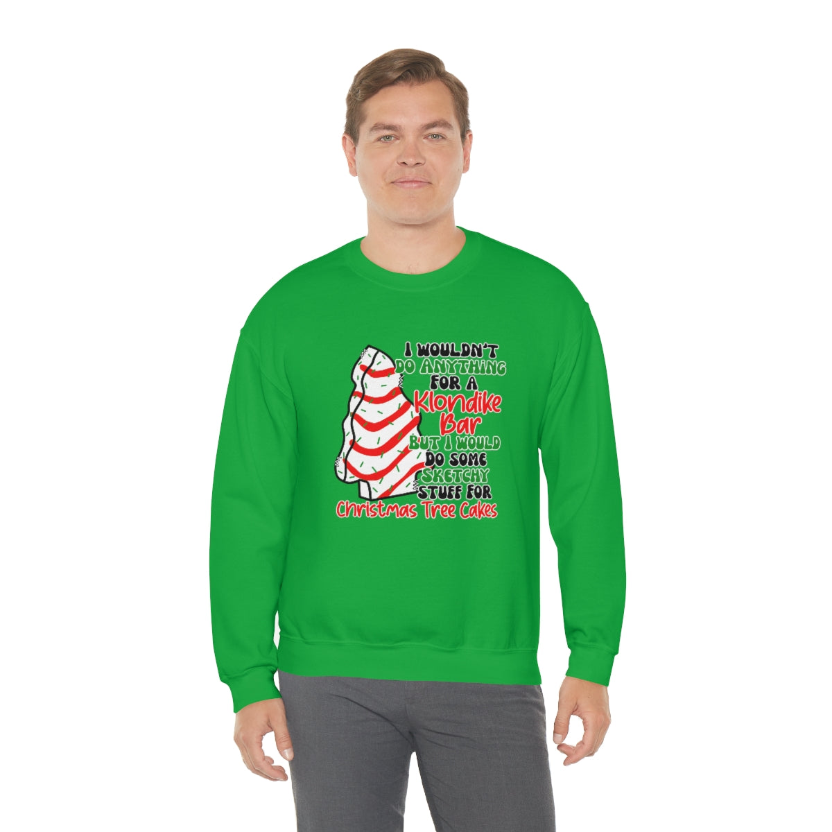 Tasty Christmas Cake Xmas Holiday Sweatshirt