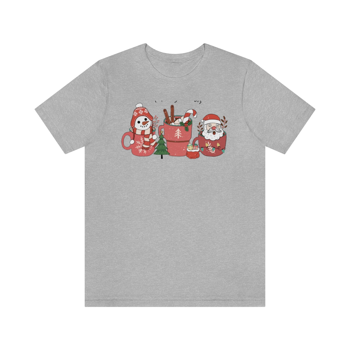 Merry Christmas Coffee Tshirt on Unisex Jersey Short Sleeve Tee