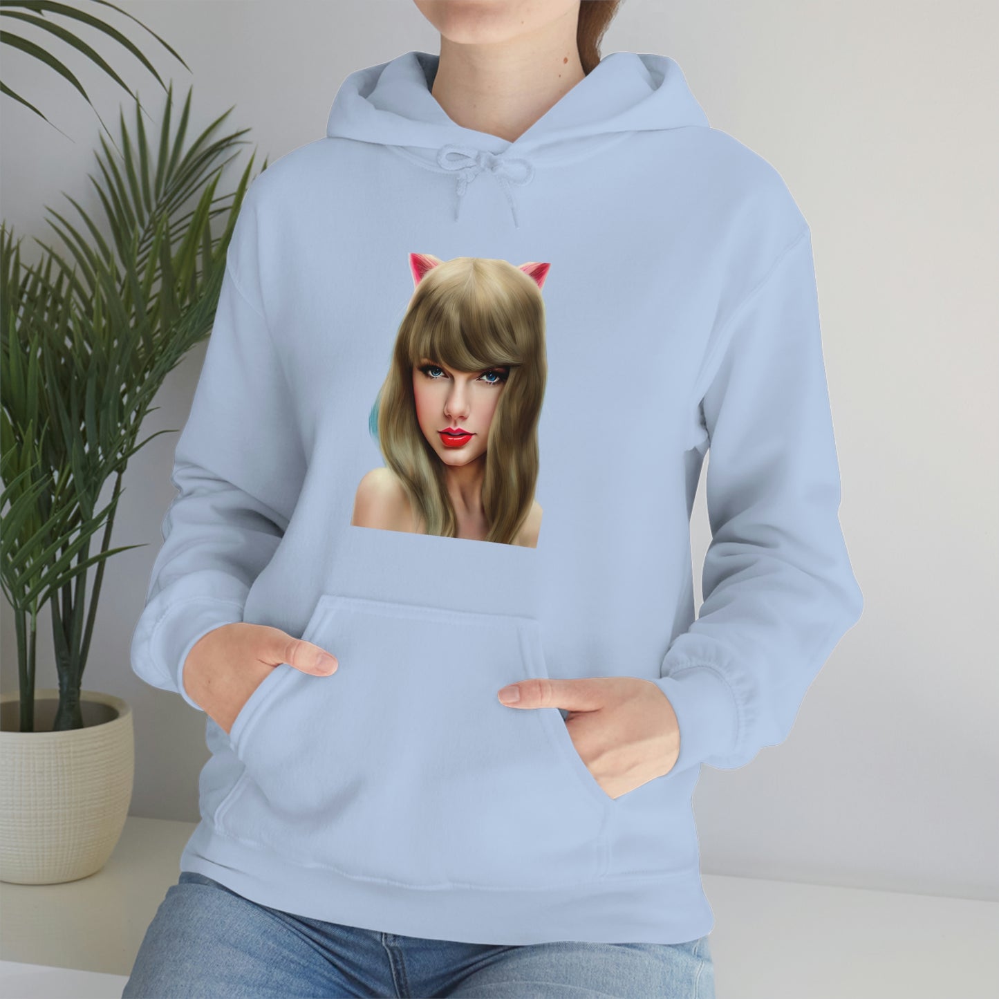 Taylor Swift Cat Ears T Swift Taylor Swift Merch Fan Swifty Gift Hooded Sweatshirt