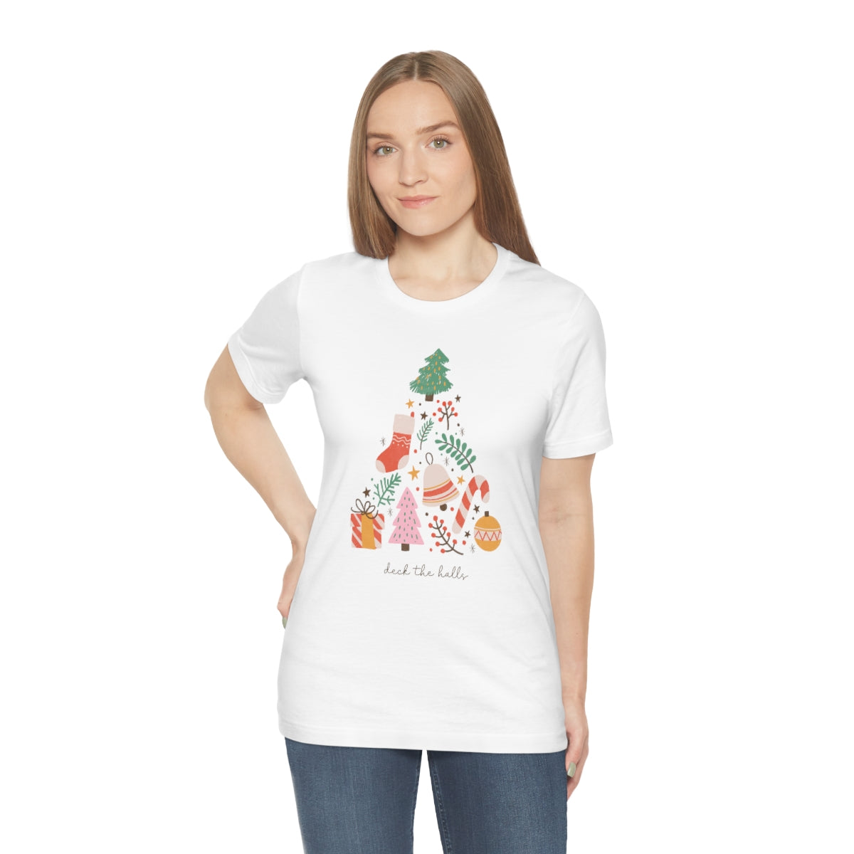 Deck the Halls Beautiful Christmas Tree Tshirt