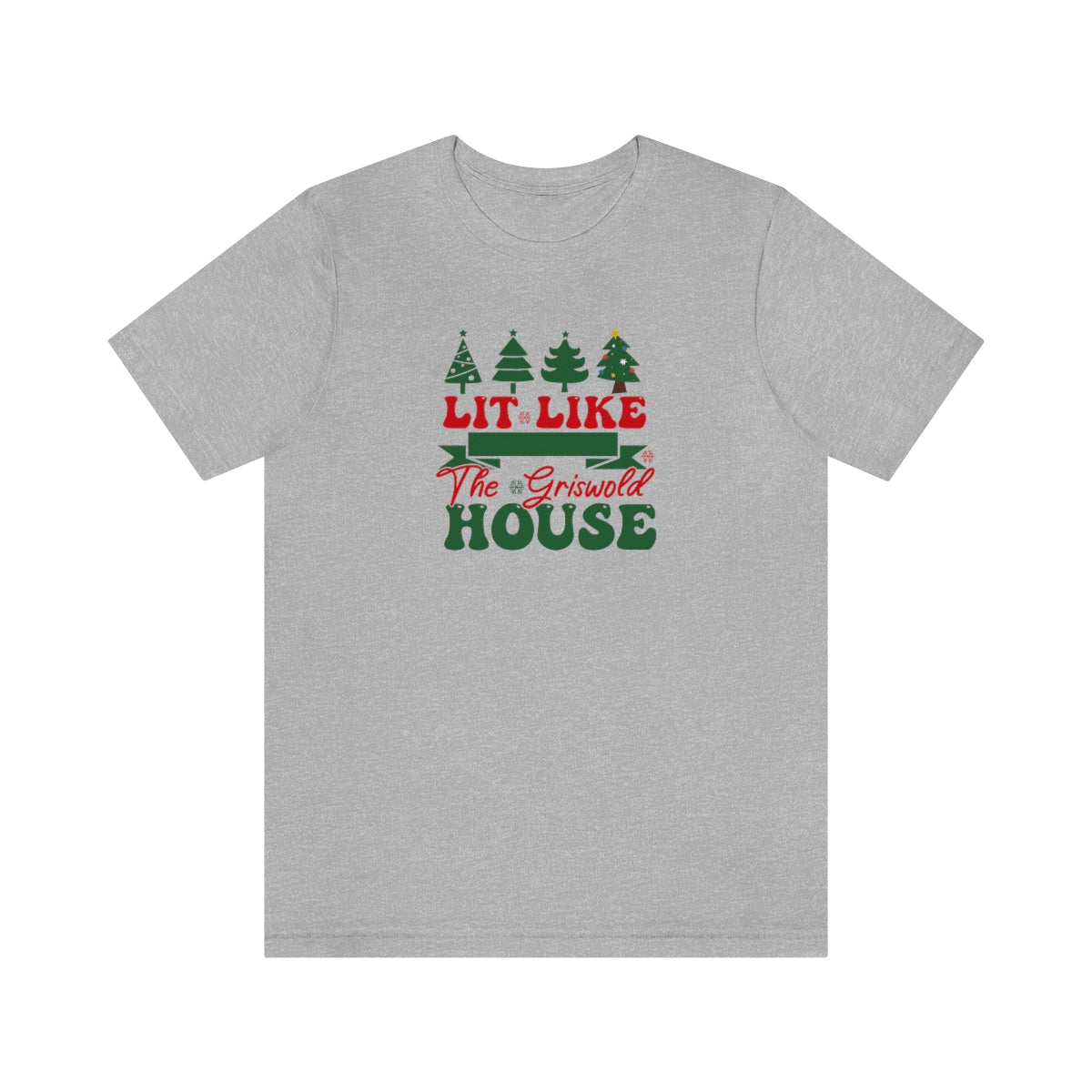 Lit Like the Griswold House Funny Christmas TShirt