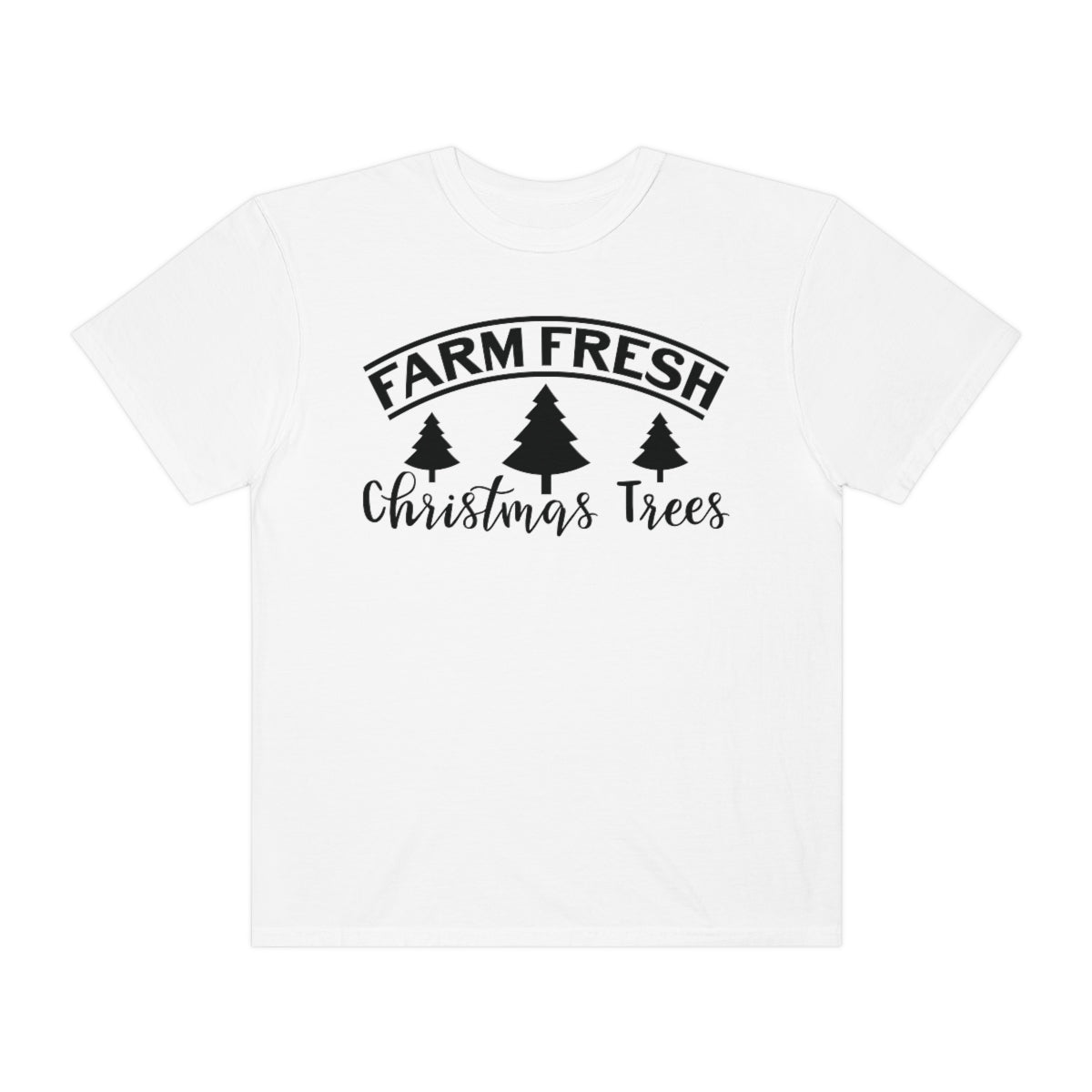 Farm Fresh Cute Christmas Trees Holiday Tshirt