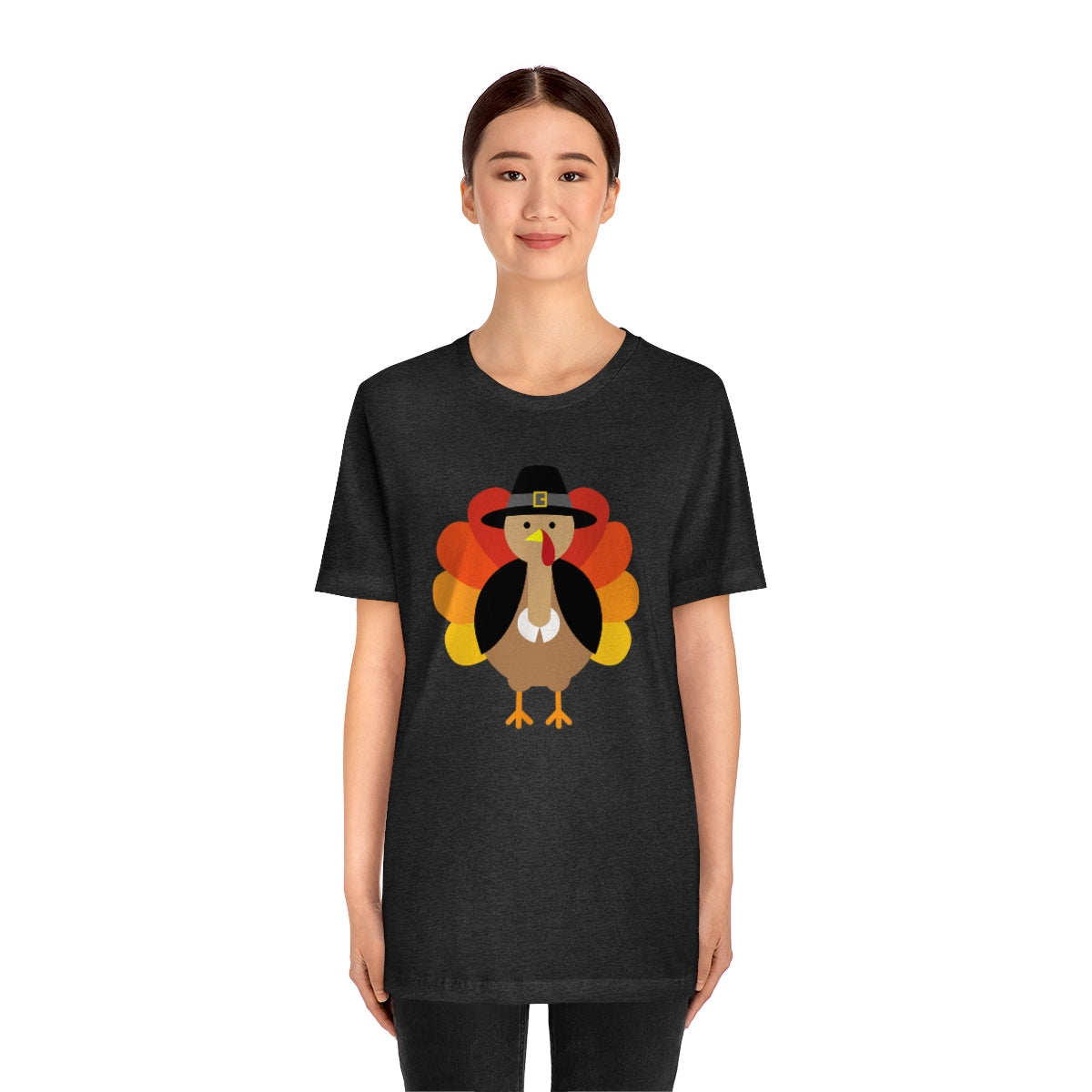 Bold Turkey Thanksgiving Tshirt Design | Thanksgiving TShirt | Thanksgiving T-Shirt | Thanksgiving Teeshirt Design on Unisex Jersey Short Sleeve Tee