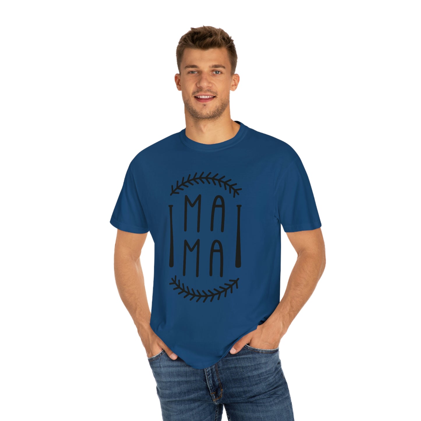 Simple Bats Style Baseball Mom Tshirt