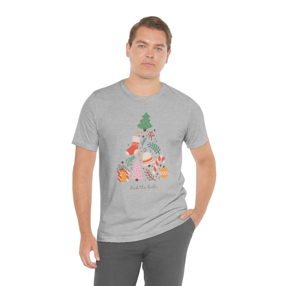 Deck the Halls Beautiful Christmas Tree Tshirt