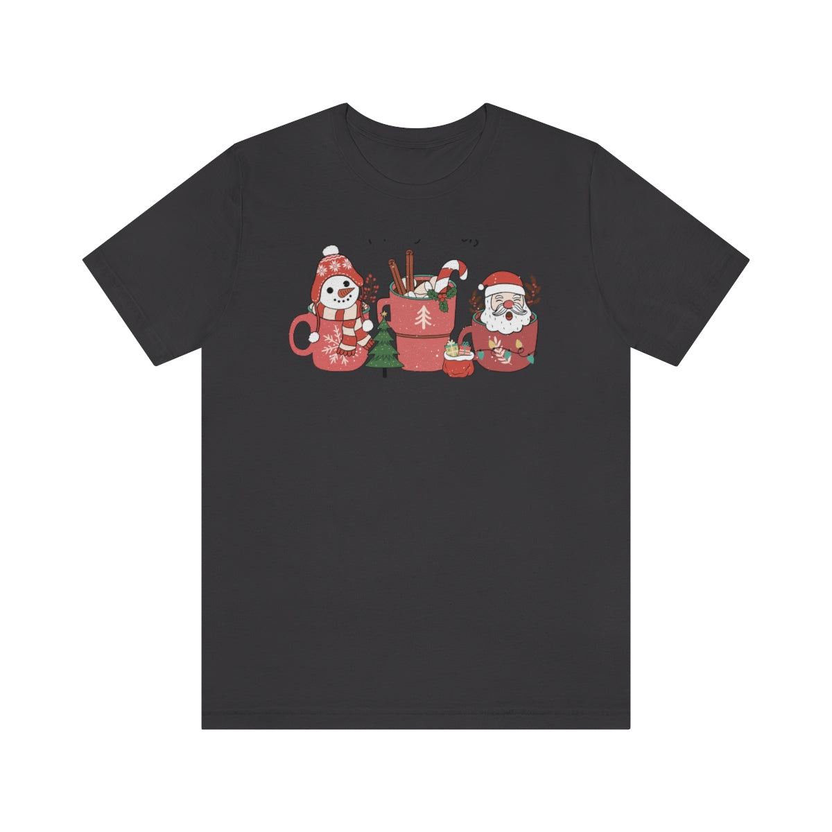 Merry Christmas Coffee Tshirt on Unisex Jersey Short Sleeve Tee