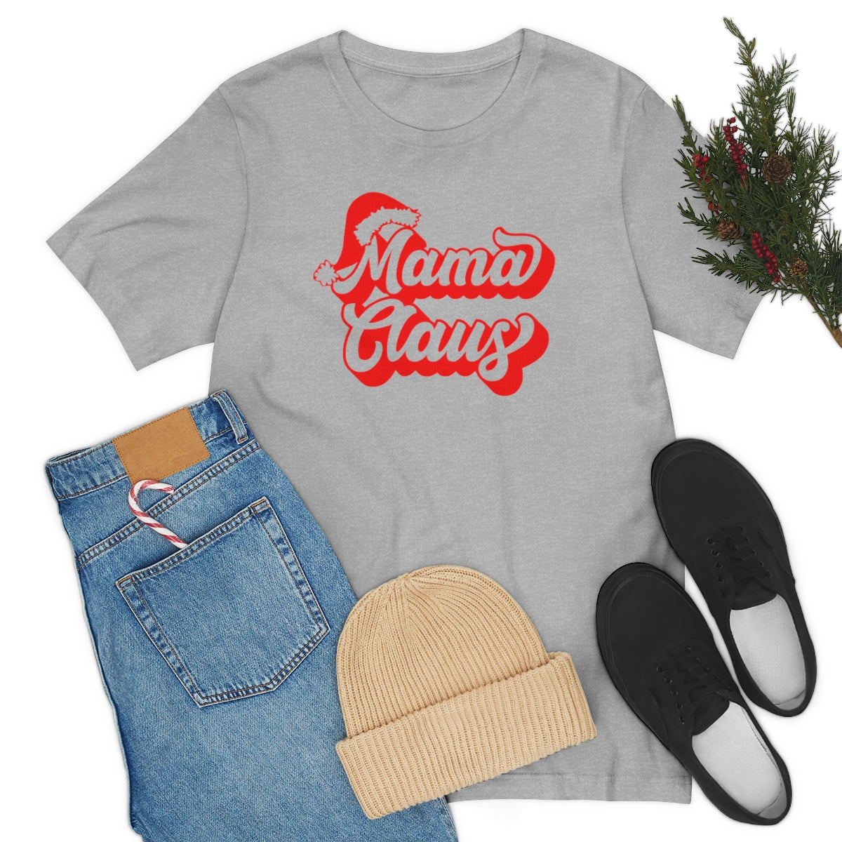 Mama Claus Christmas Tshirt