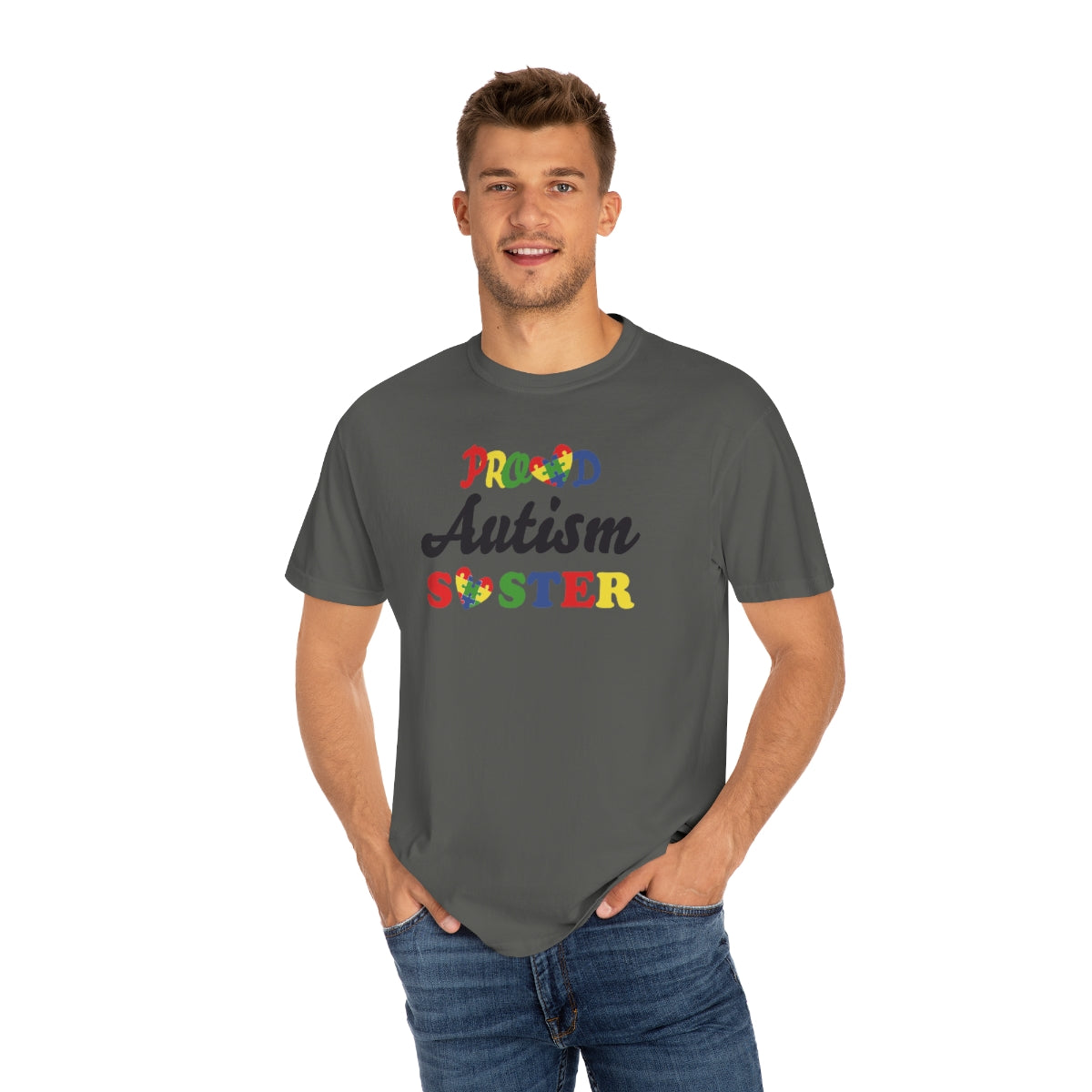 Proud Autism Sister Autism Awareness Tshirt