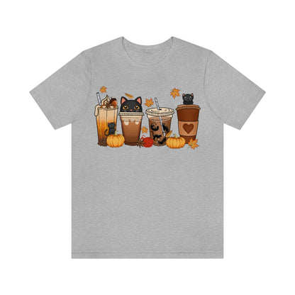 Nightmare Before Coffee Shirt, Black Cats, Funny Coffee Shirt, Coffee Lover Gift, Coffee Addict Shirt on Unisex Jersey Short Sleeve Tee