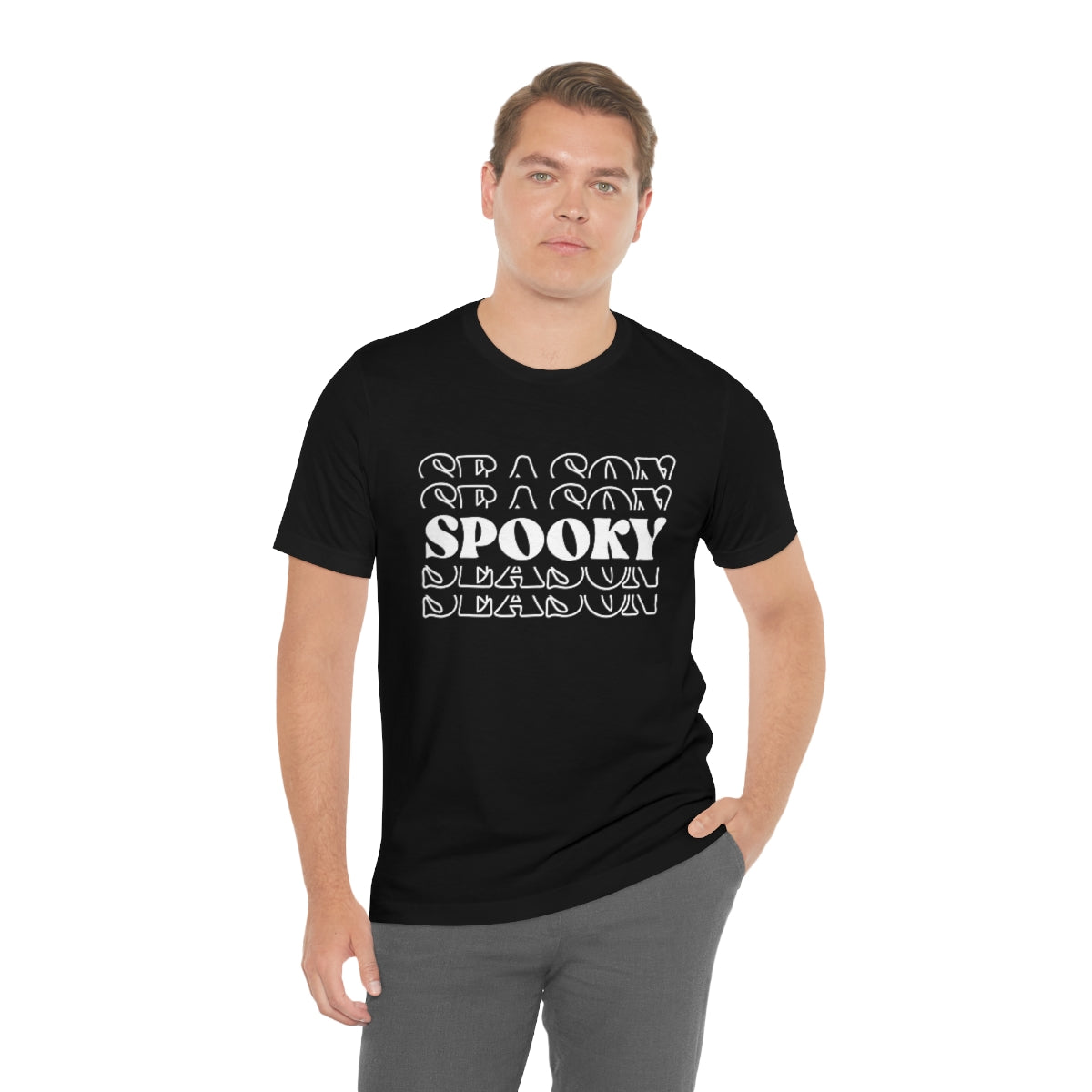 Spooky Season Bold Letters Unisex Jersey Short Sleeve Tee