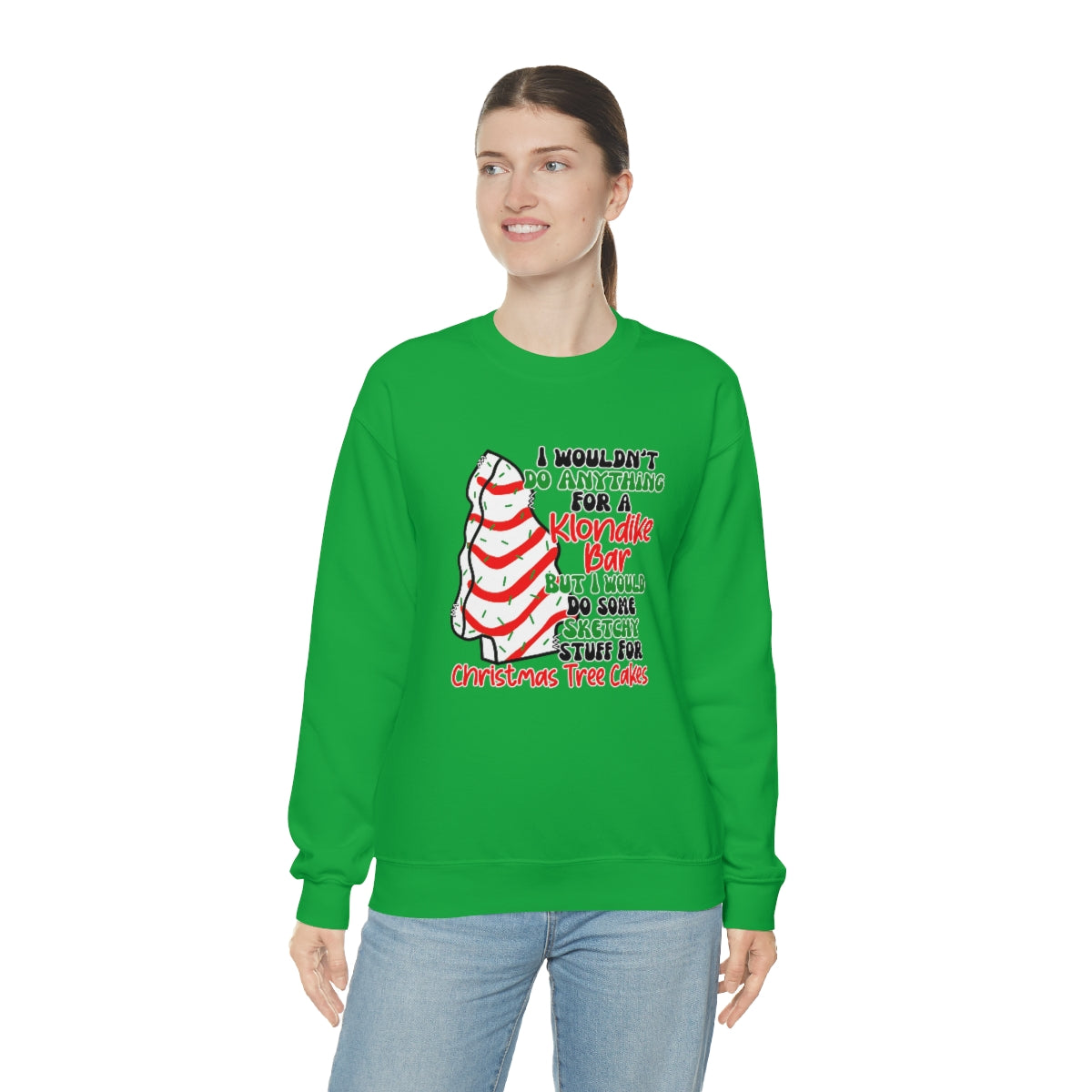 Tasty Christmas Cake Xmas Holiday Sweatshirt