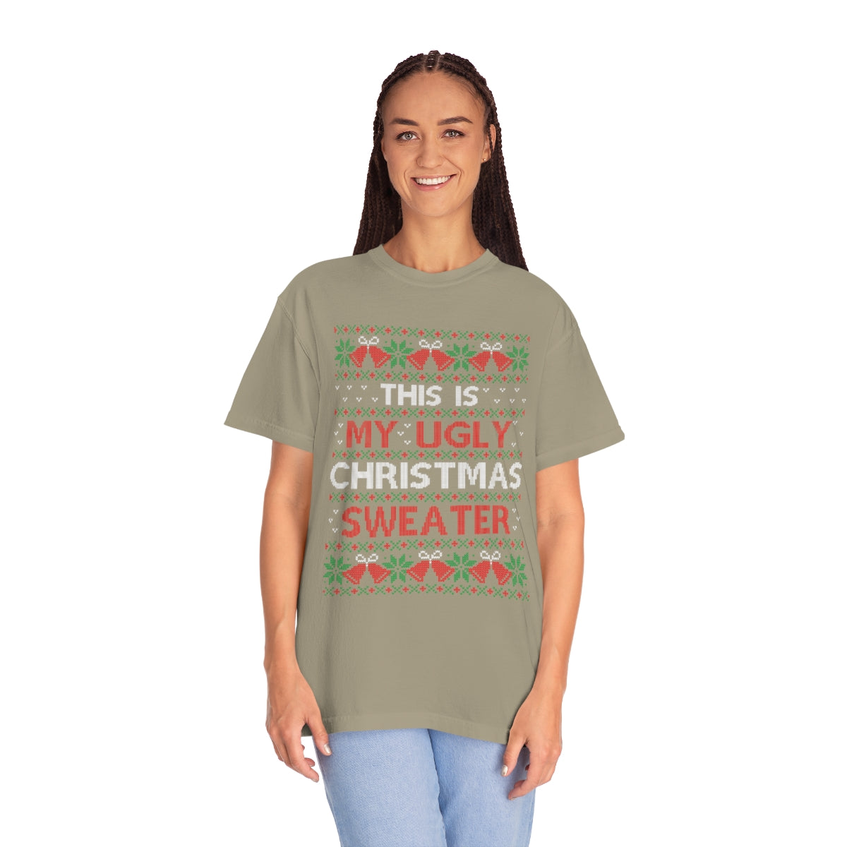 Ugly Christmas Sweater Retro Style Christmas Tshirt