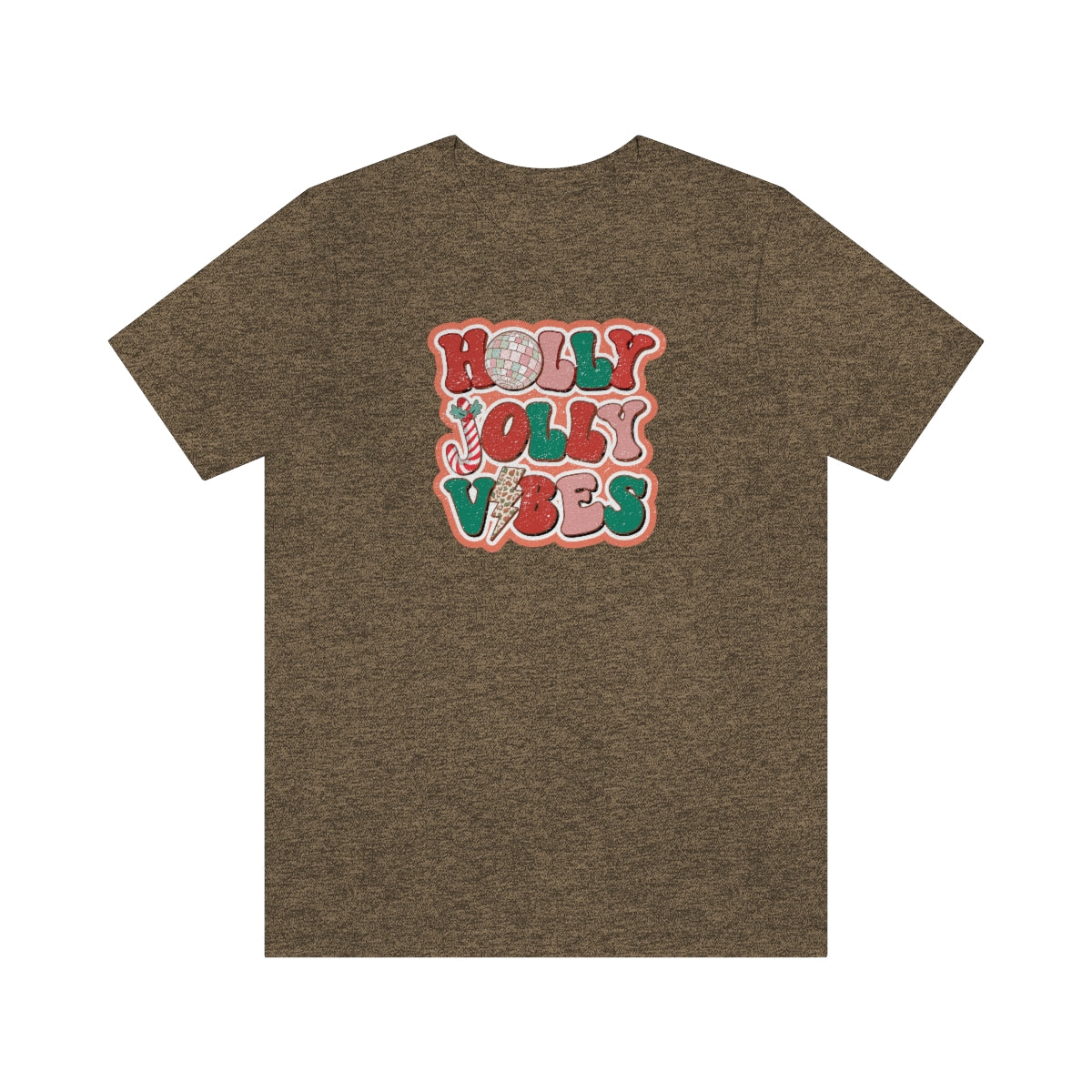 Retro Holly Jolly Vibes Christmas TShirt