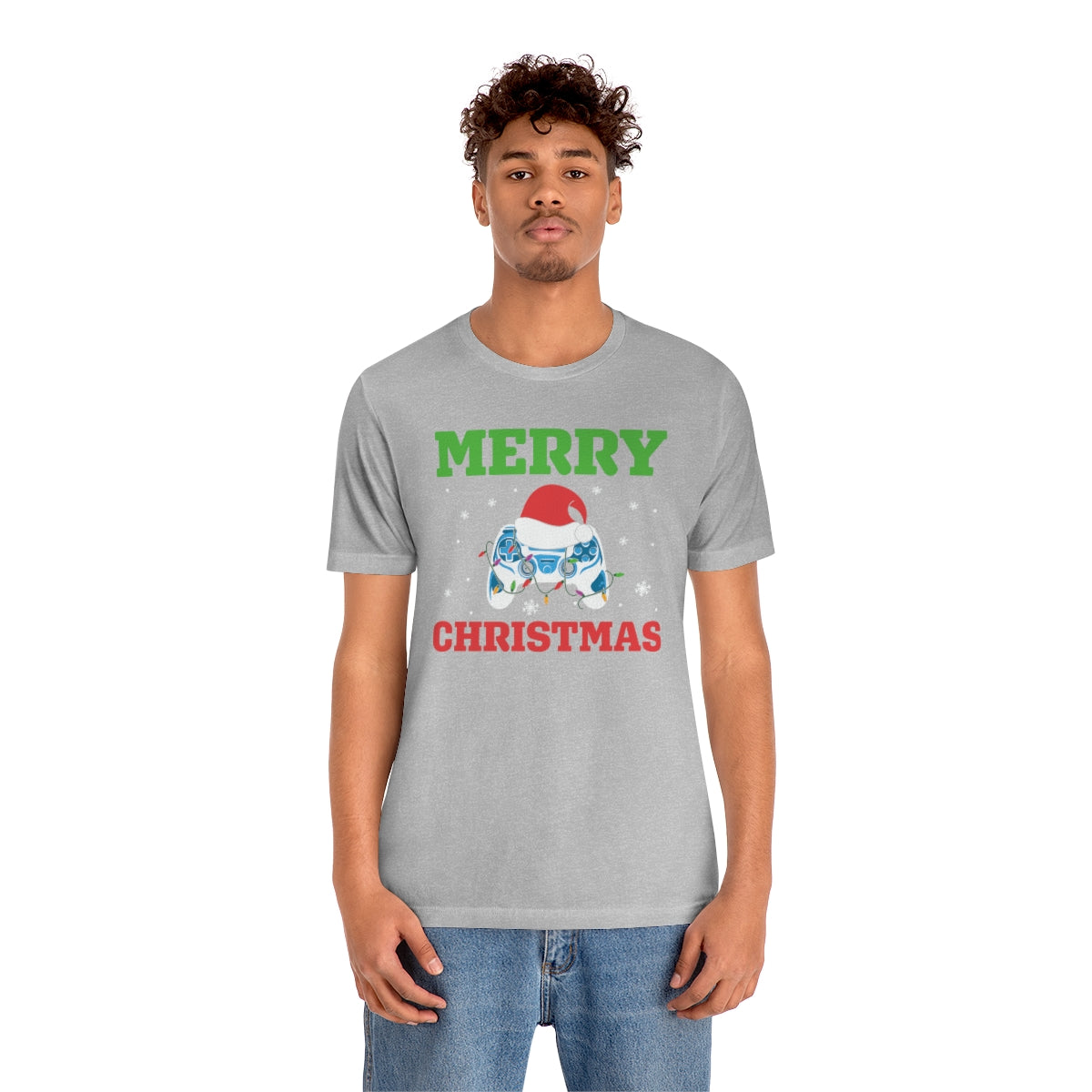 Video Game Controller Merry Christmas Holiday Tshirt