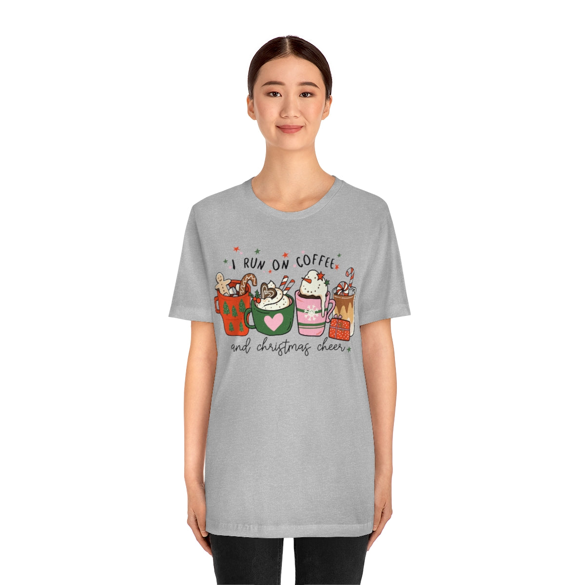 I Run On Coffee & Christmas Cheer Tshirt