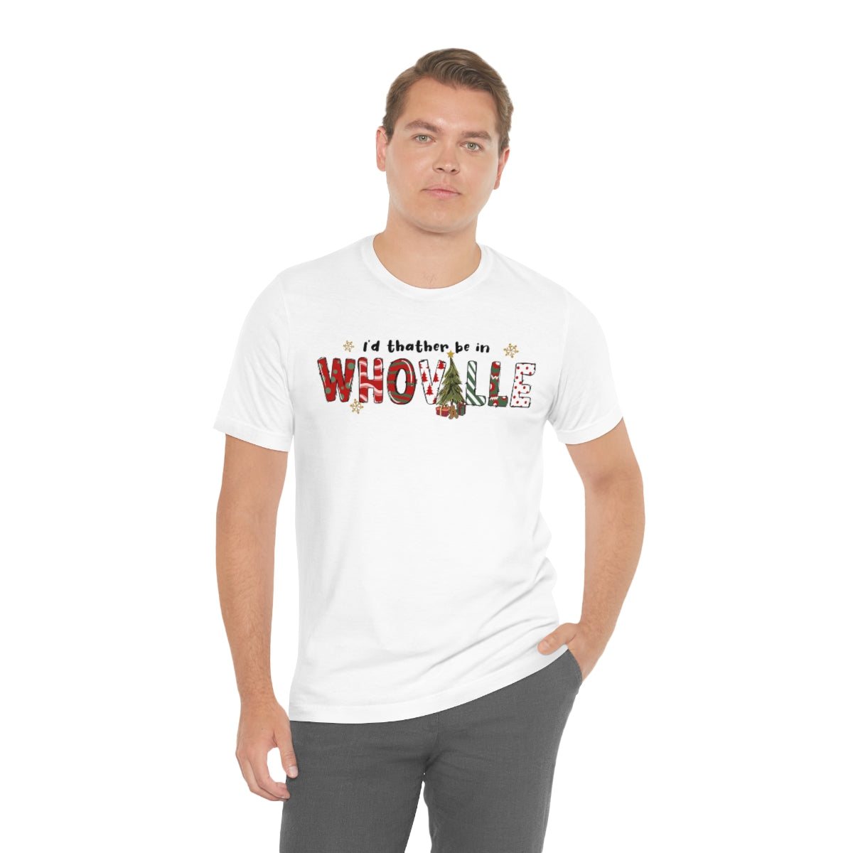 I'd Rather Be In Whoville Cute Christmas Holiday Tshirt