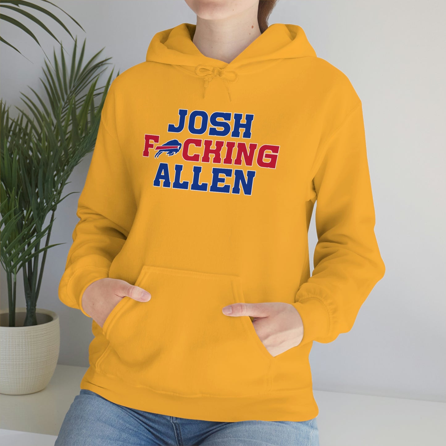 Josh Freaking Allen Bills Mafia #17 Buffalo Bills Football Hooded Sweatshirt