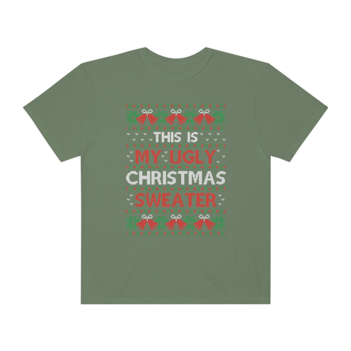 Ugly Christmas Sweater Retro Style Christmas Tshirt