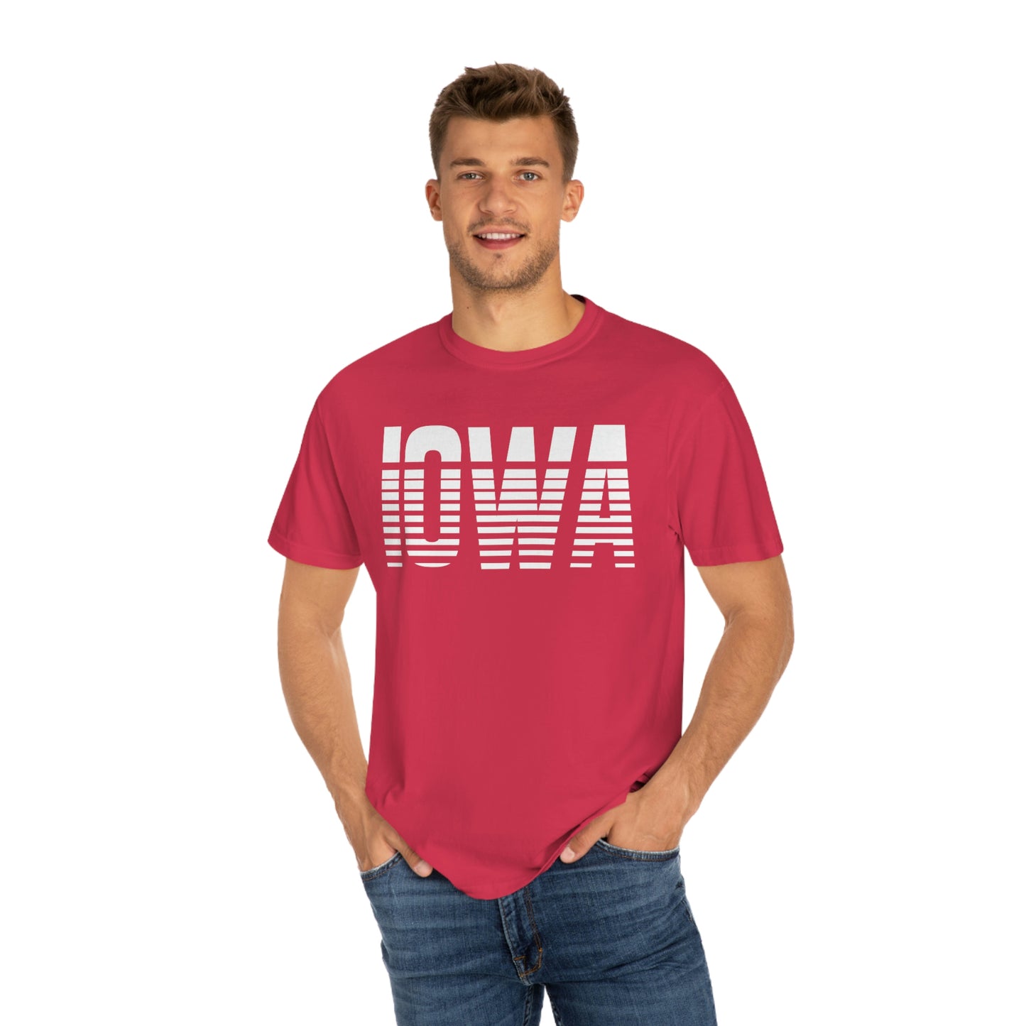 Iowa Retro Varsity Style Font Iowa Pride Tshirt