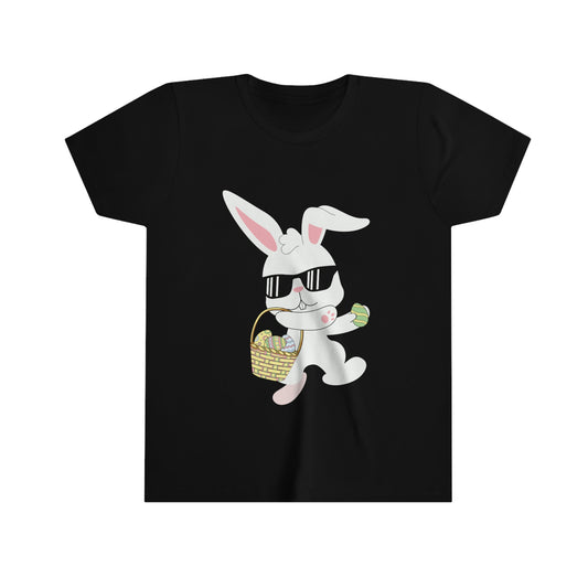 Boys Cool Easter Bunny Themed Tshirt