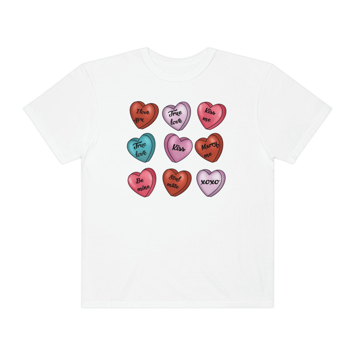 Cute Conversation Hearts Valentines Day Tshirt