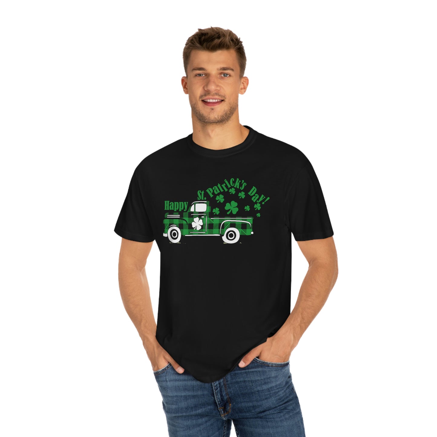 Vintage Happy St. Patrick's Day Truck Tshirt