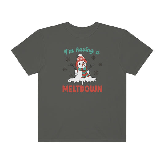 I'm Having a Meltdown Snowman Christmas Tshirt