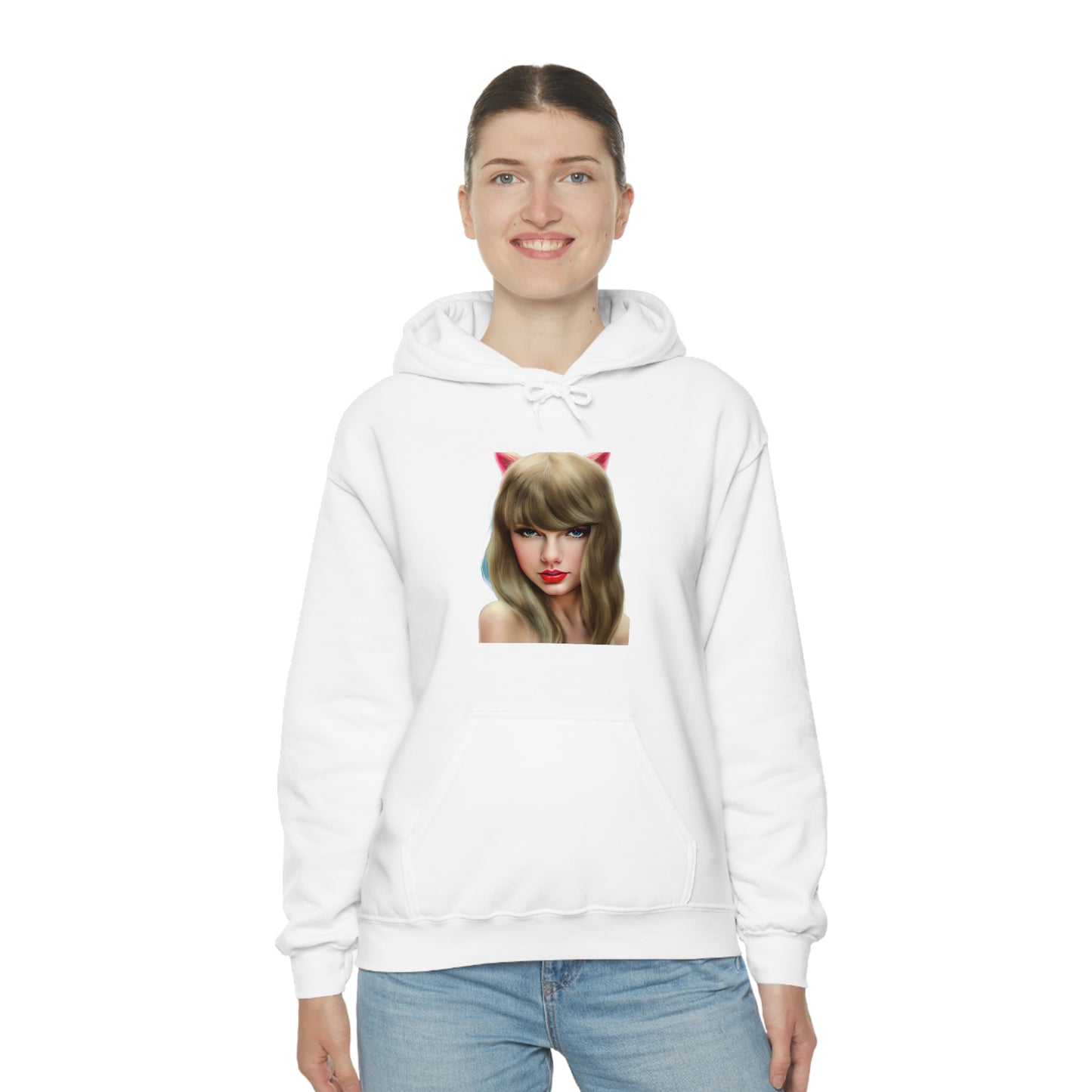 Taylor Swift Cat Ears T Swift Taylor Swift Merch Fan Swifty Gift Hooded Sweatshirt