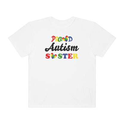 Proud Autism Sister Autism Awareness Tshirt